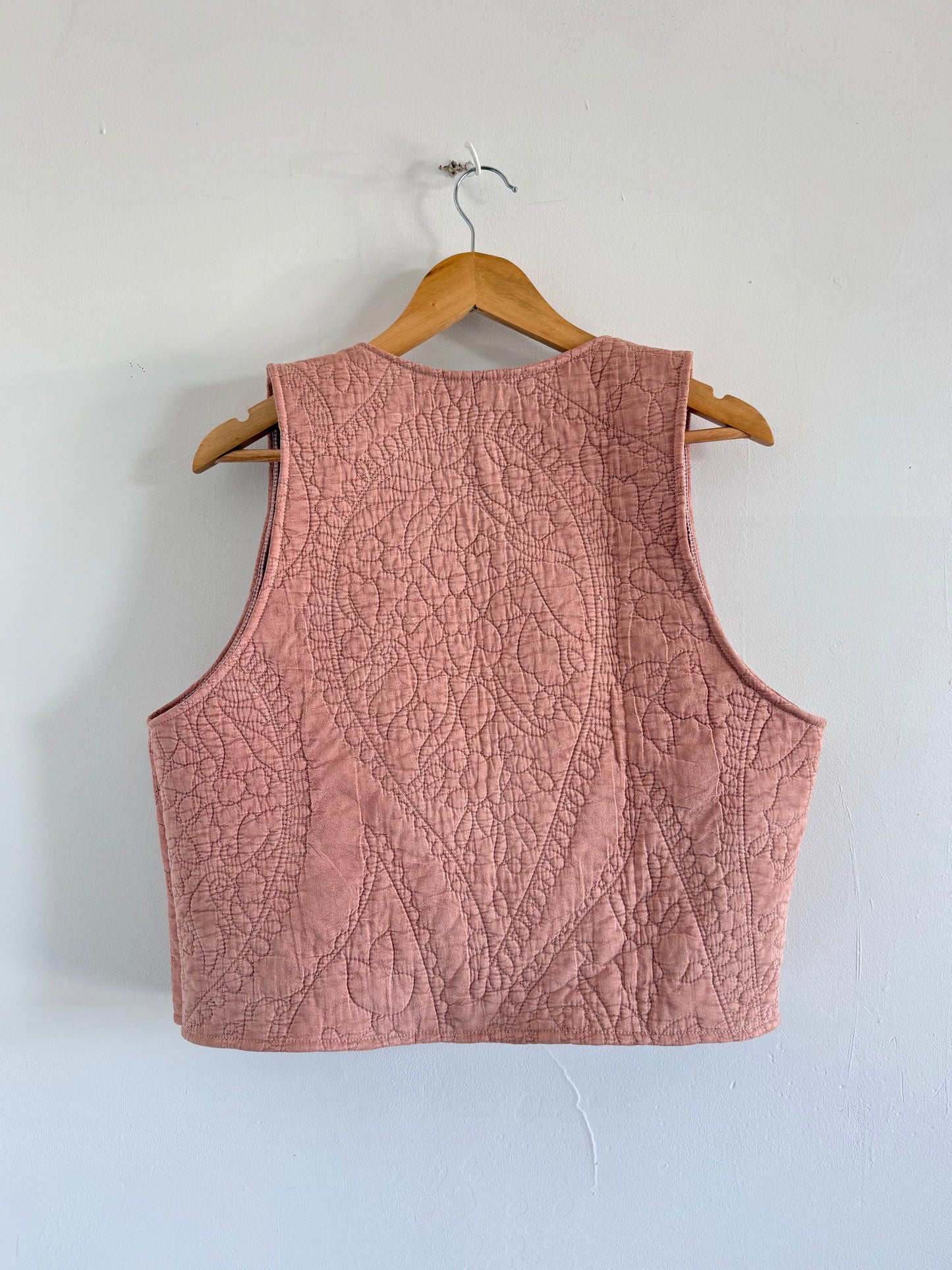 Quilt Tie Vest - L