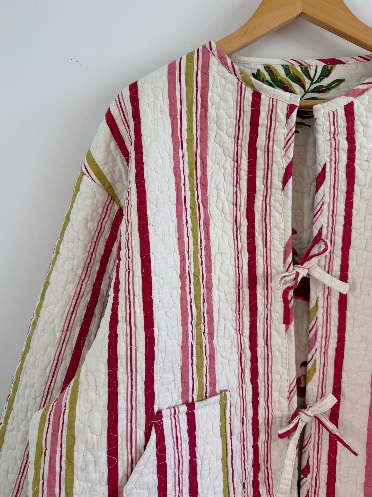 Quilt Tie Jacket - XL