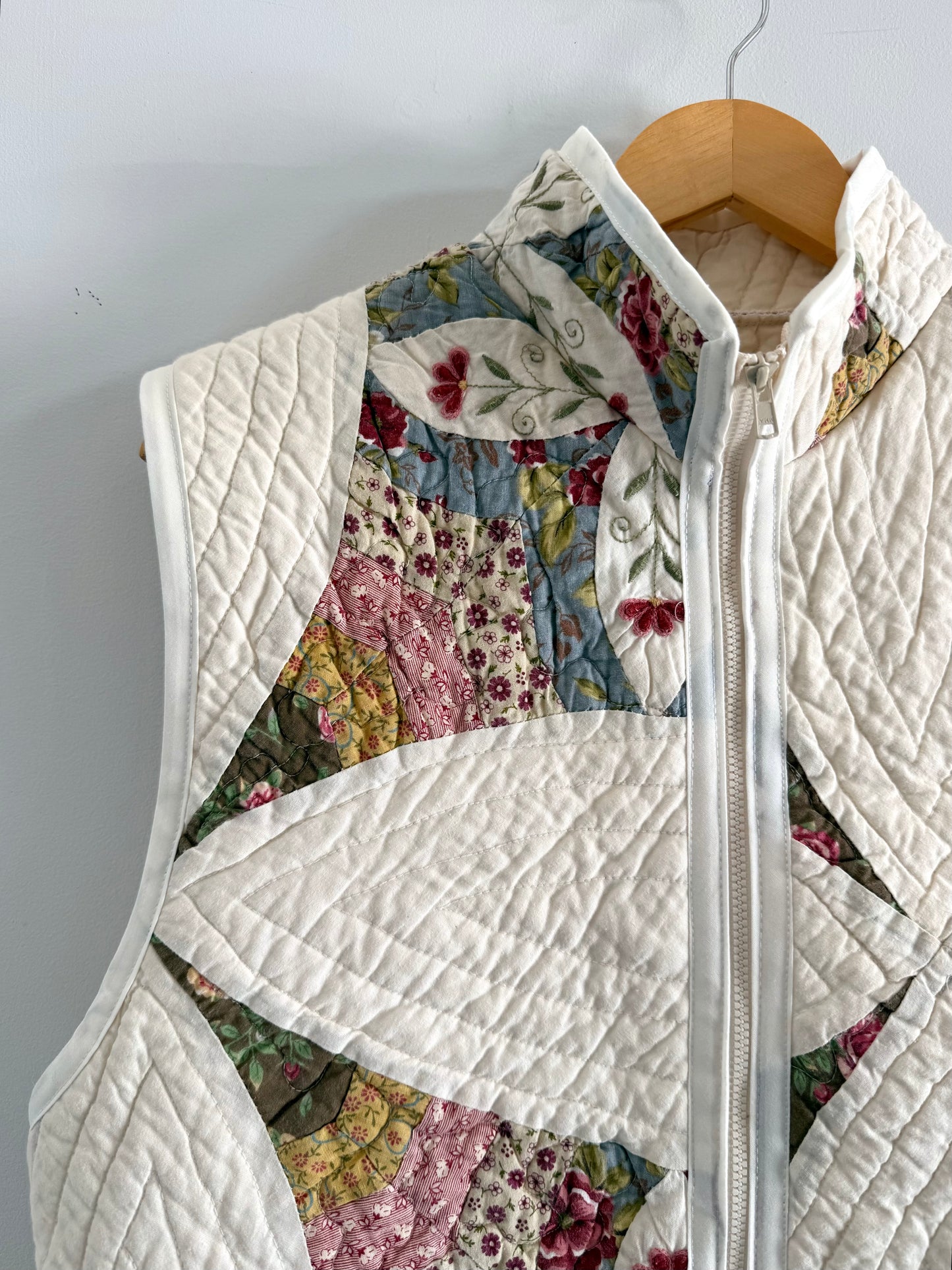 Quilt Zip Up Vest - S