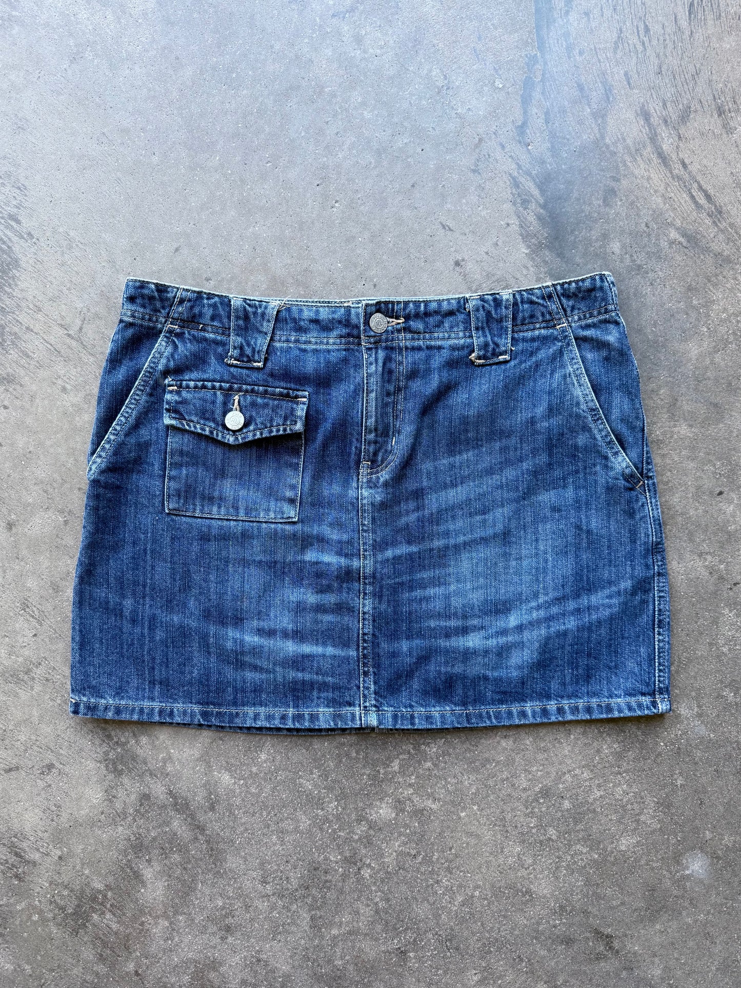 Denim Mini Skirt - 33”