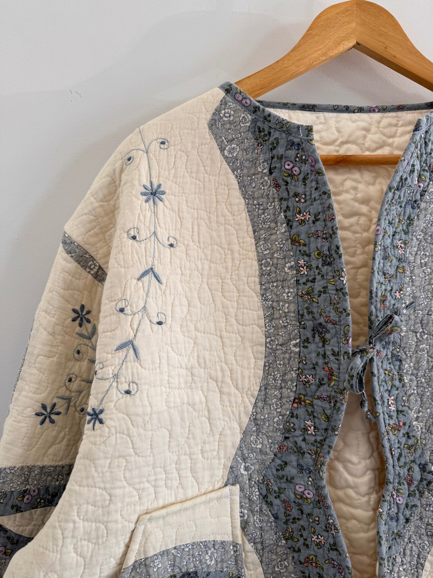 Quilt Tie Jacket - XL