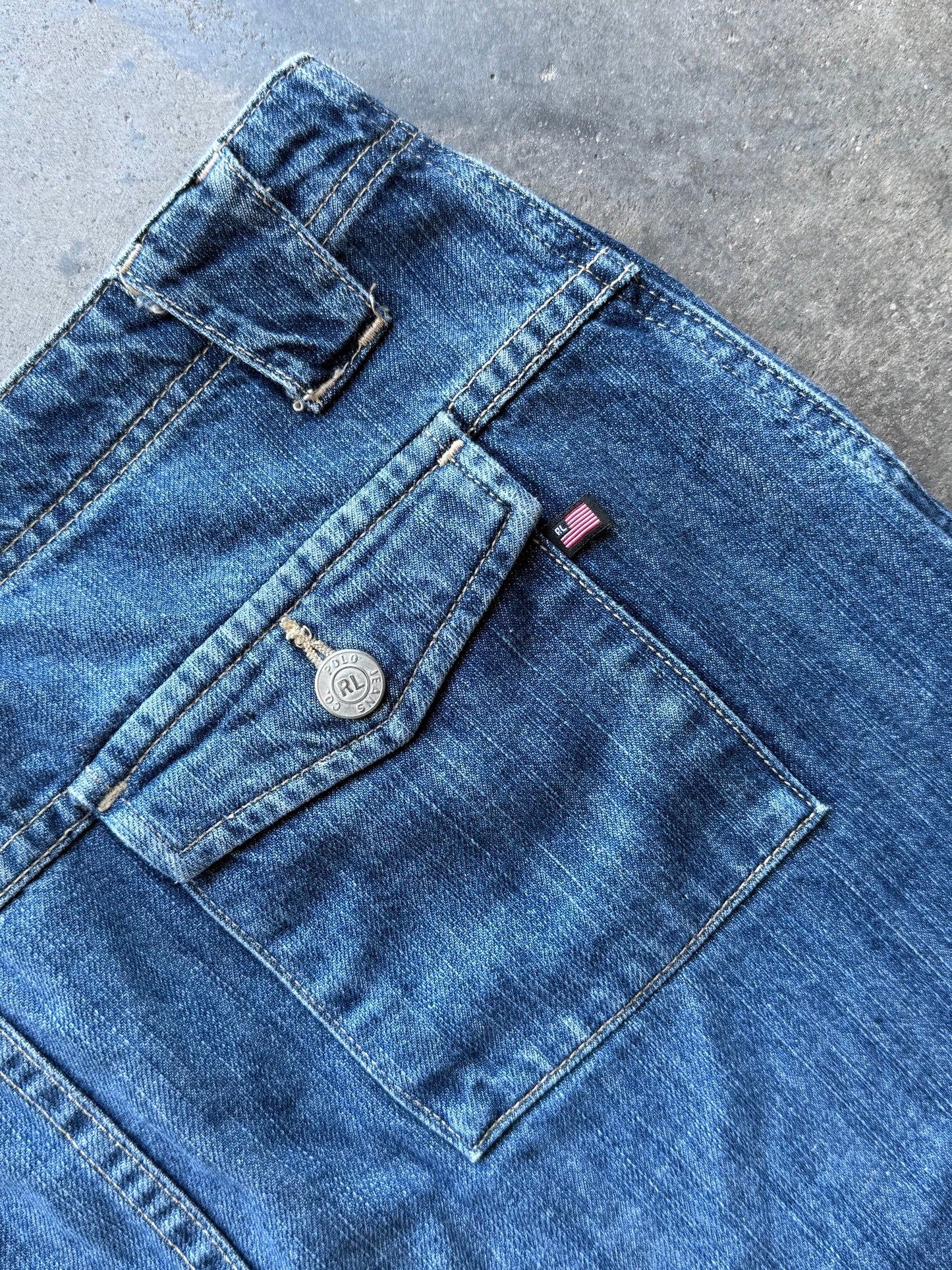 Denim Mini Skirt - 33”