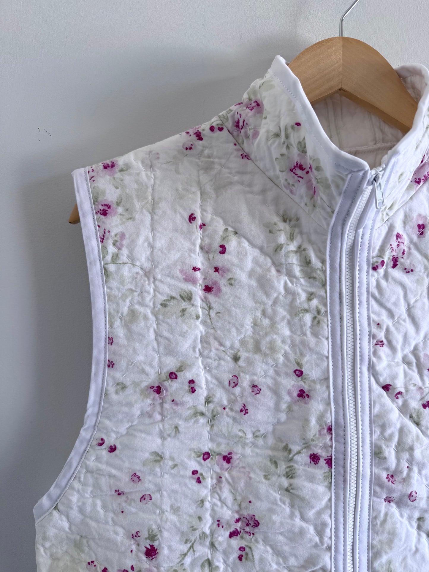 Quilt Zip Up Vest - S