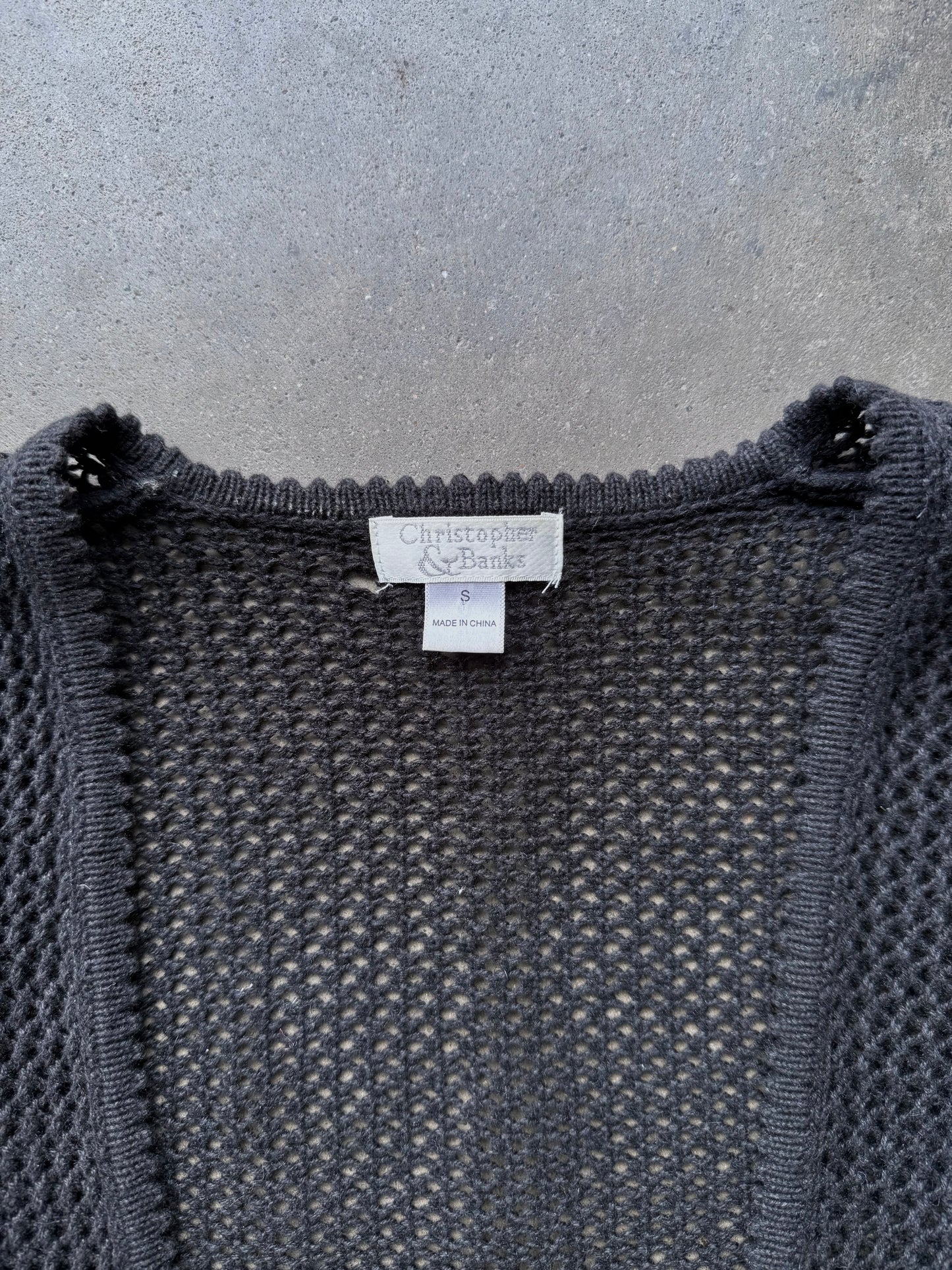 Crochet Tie Top - S