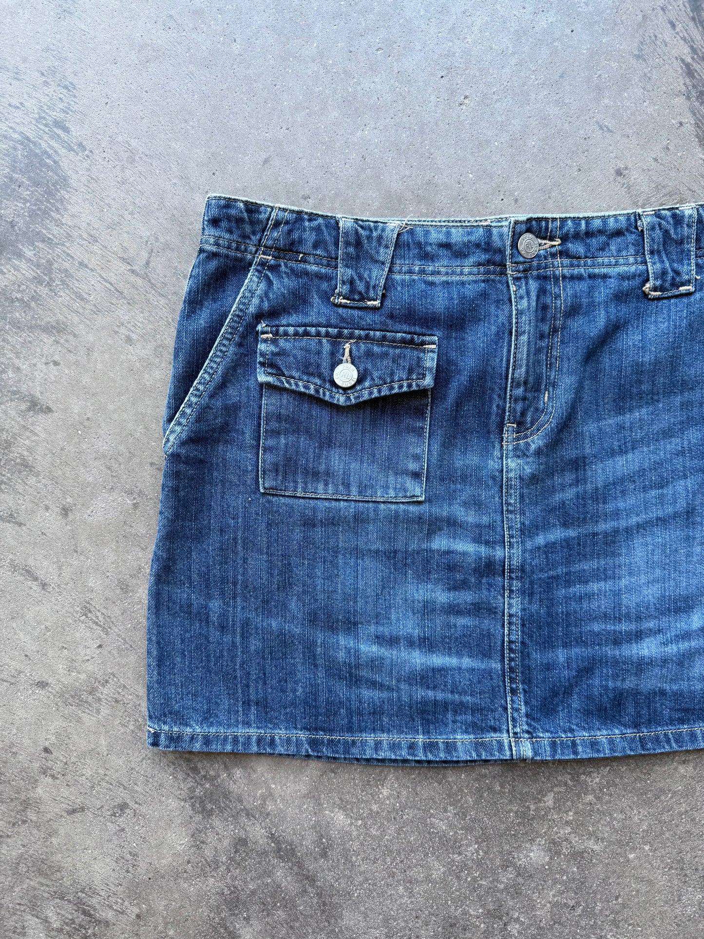 Denim Mini Skirt - 33”