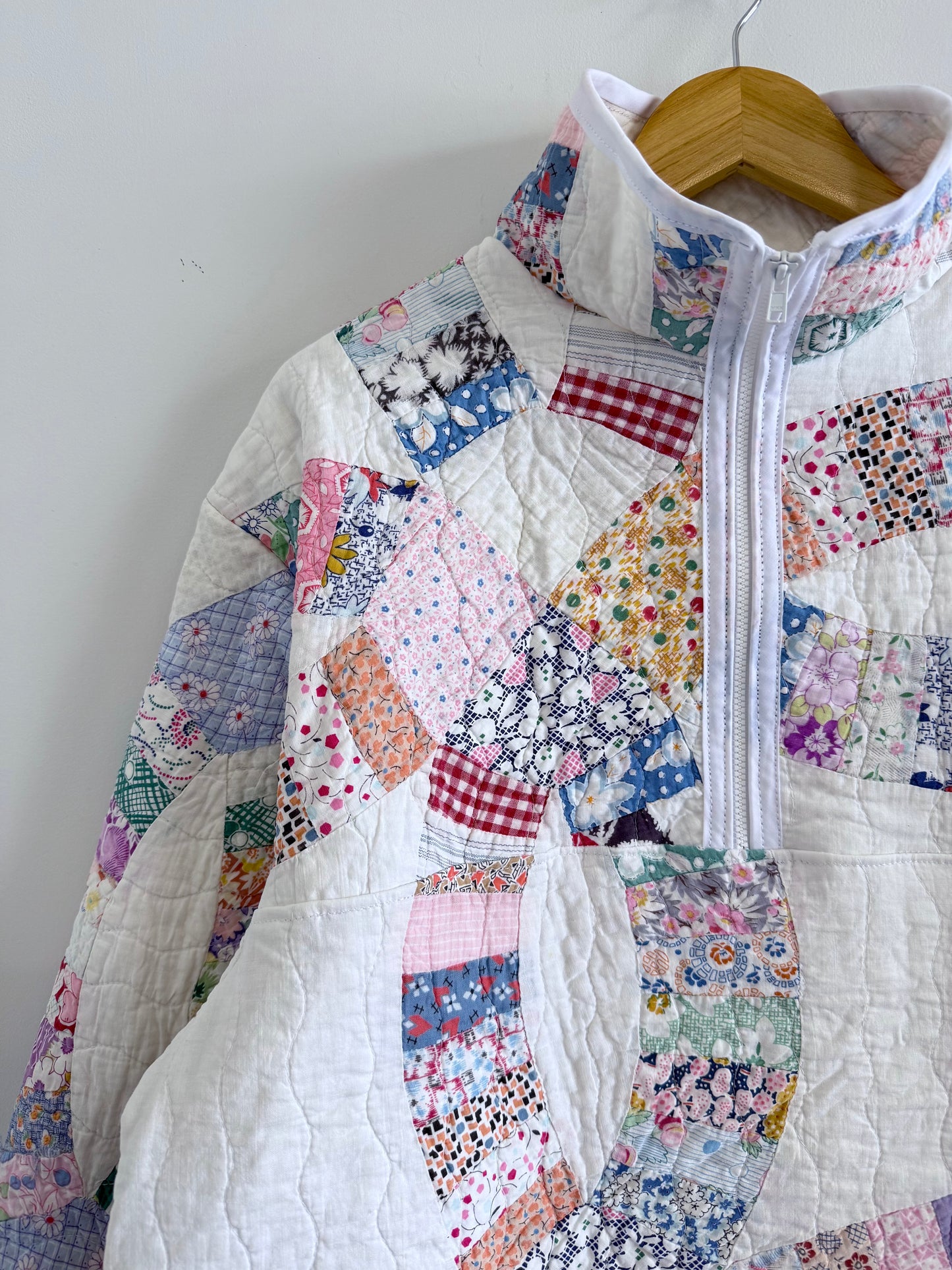 Quilt Quarter Zip - M