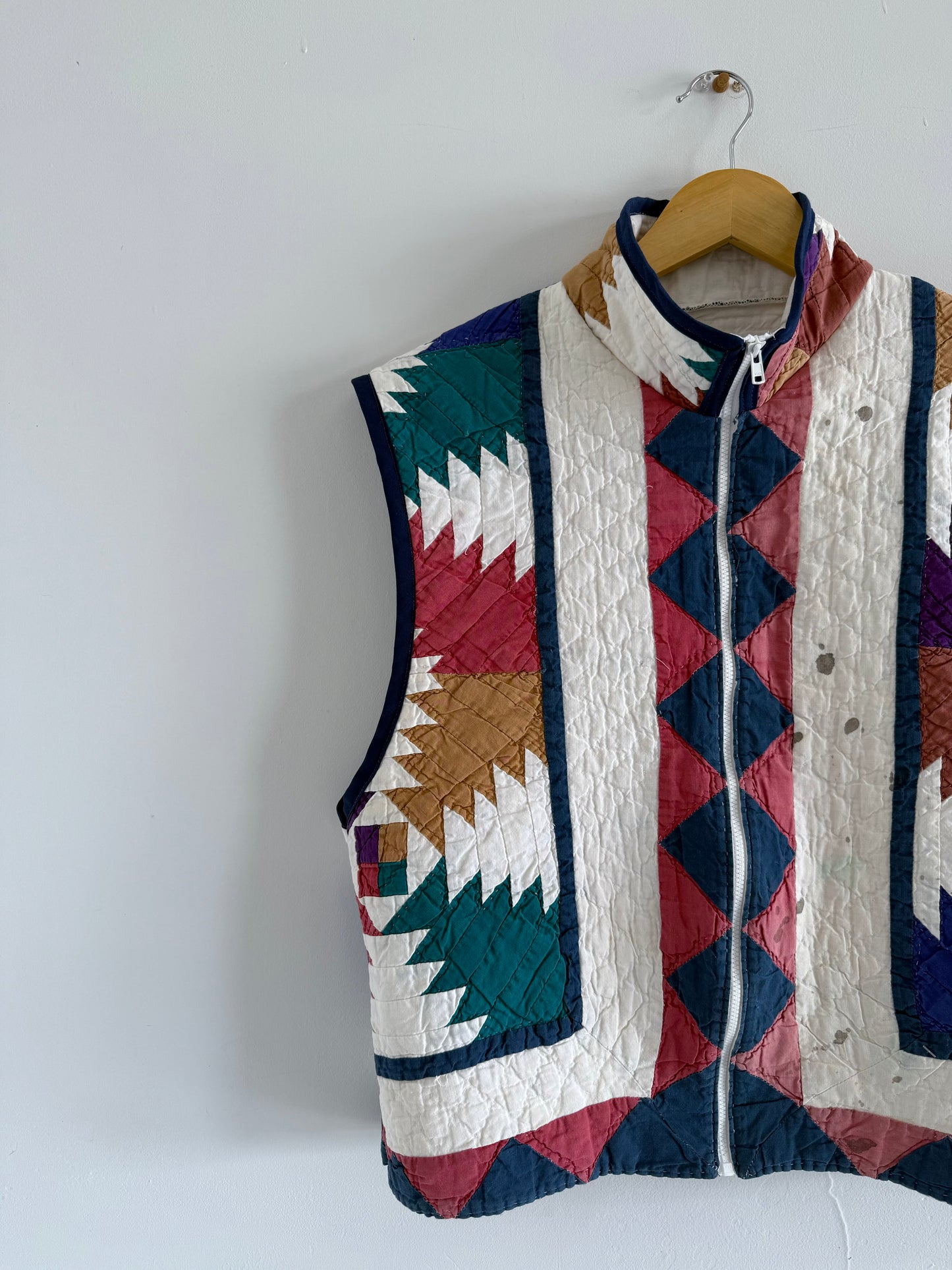Quilt Zip Up Vest - S