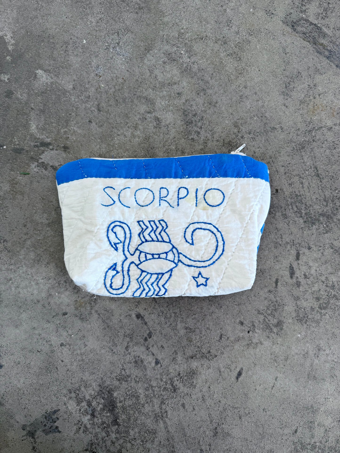 Scorpio Zodiac Small Makeup Bag
