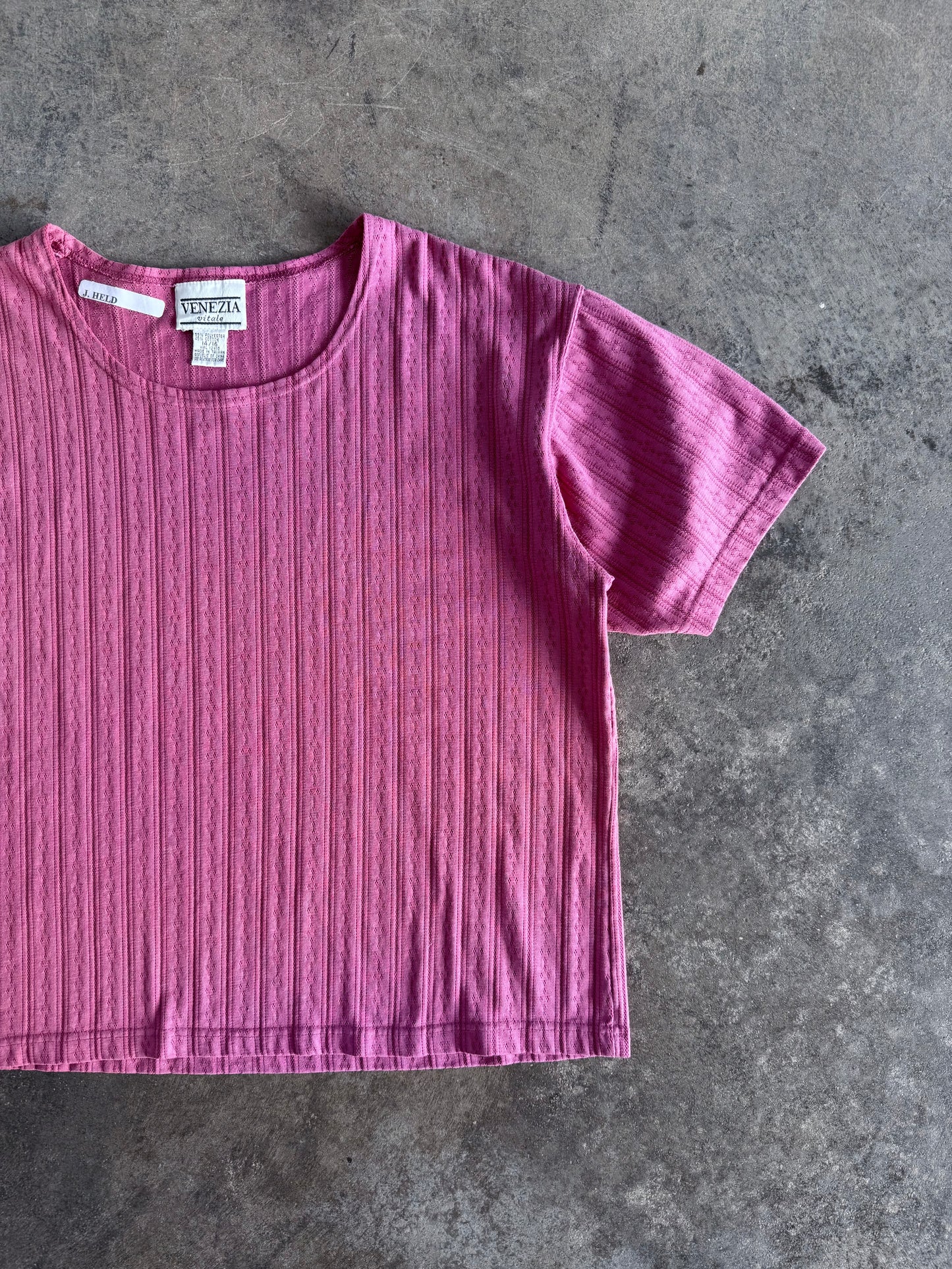 Pointelle Tee - XL