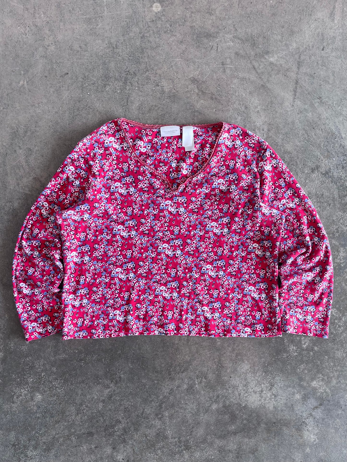 Floral Longsleeve - L