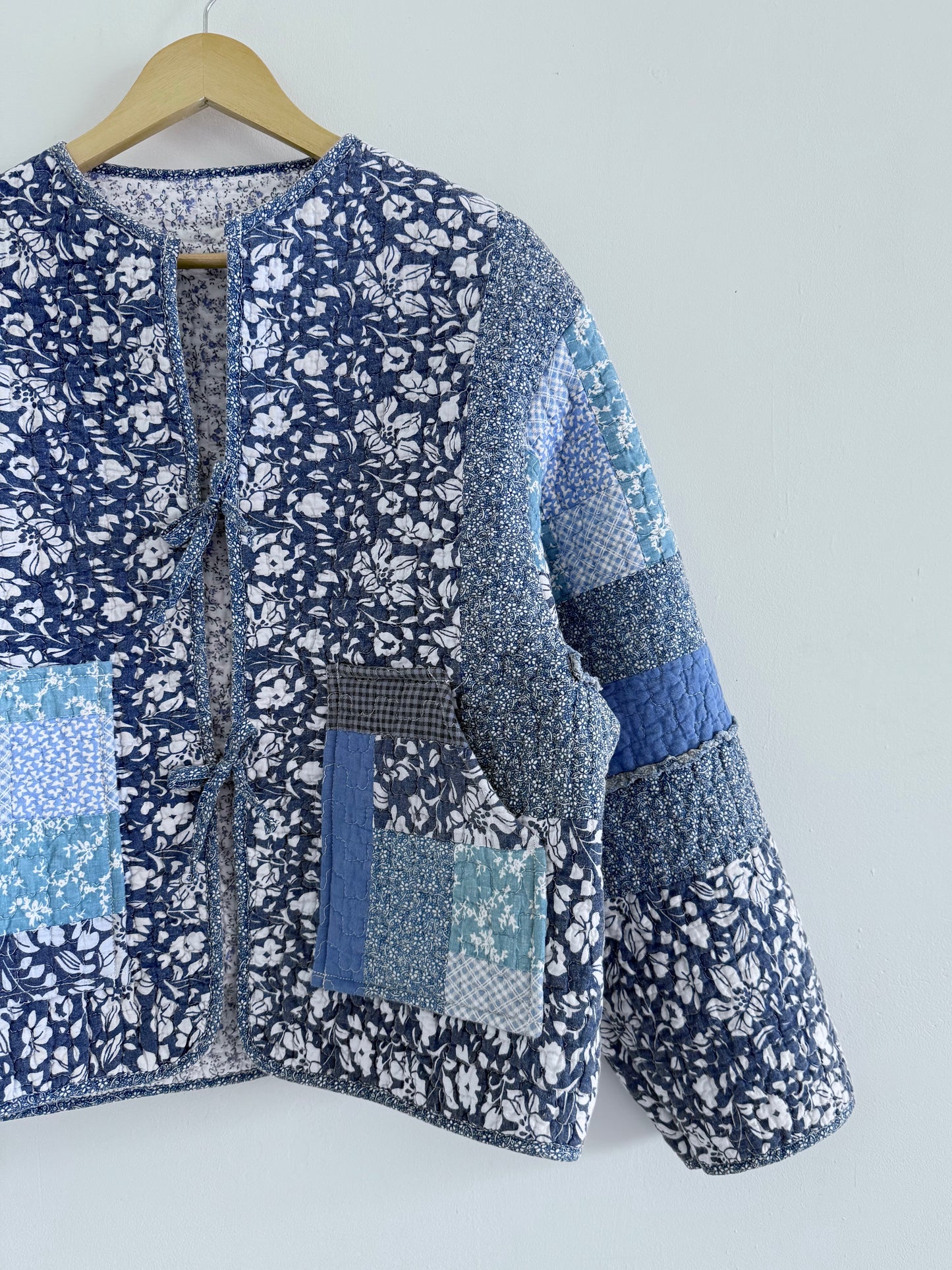 Quilt Tie Jacket - S