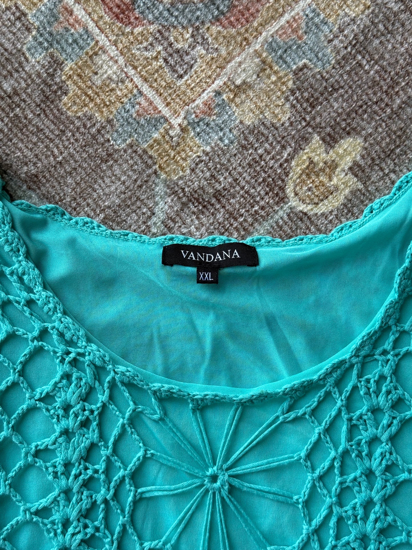 Crochet Fringe Tank - 2XL