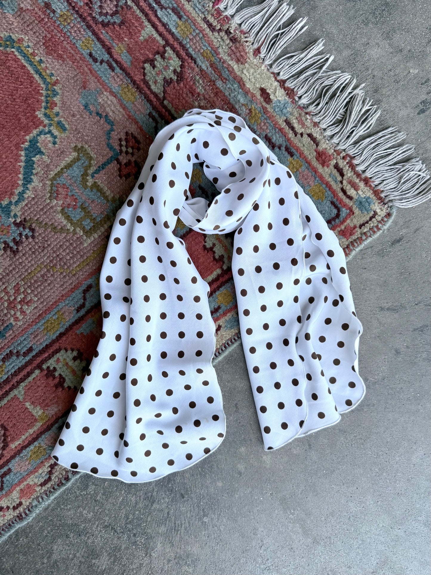 Polka Dot Scarf