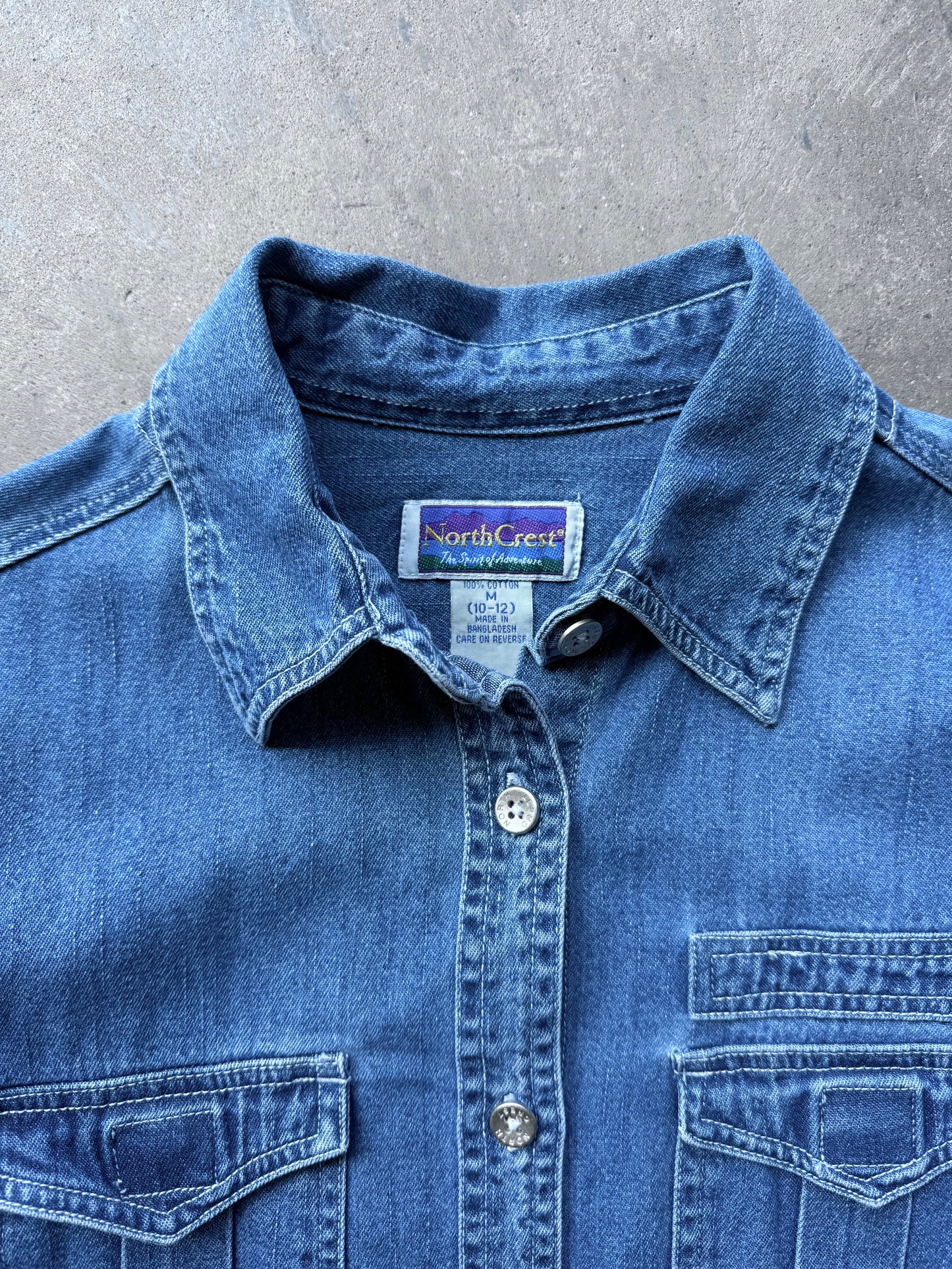 Denim Button Down - M
