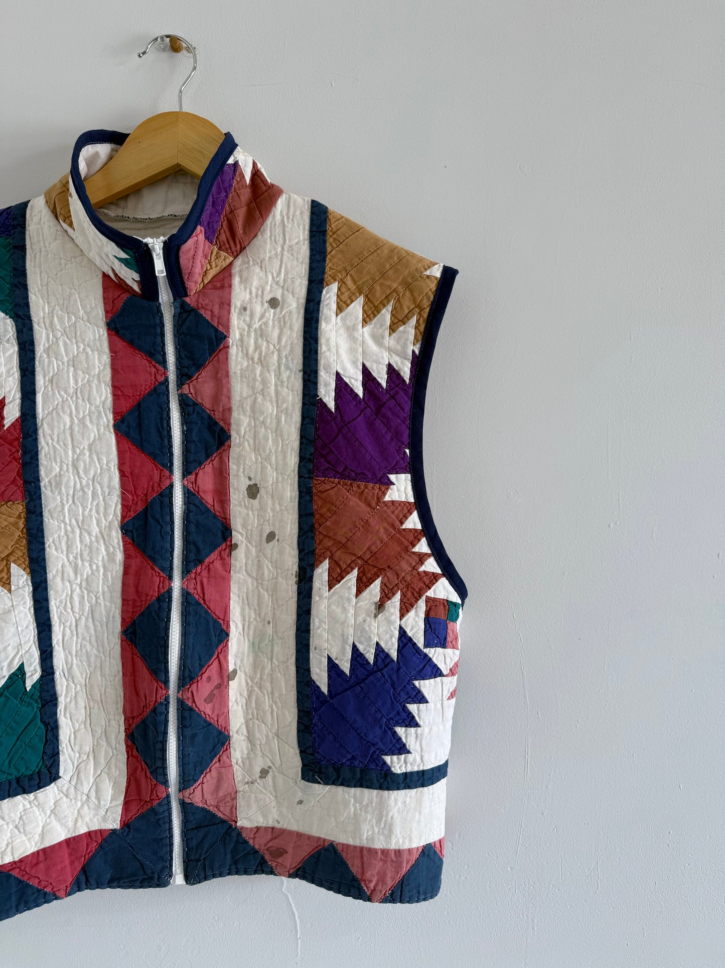 Quilt Zip Up Vest - S