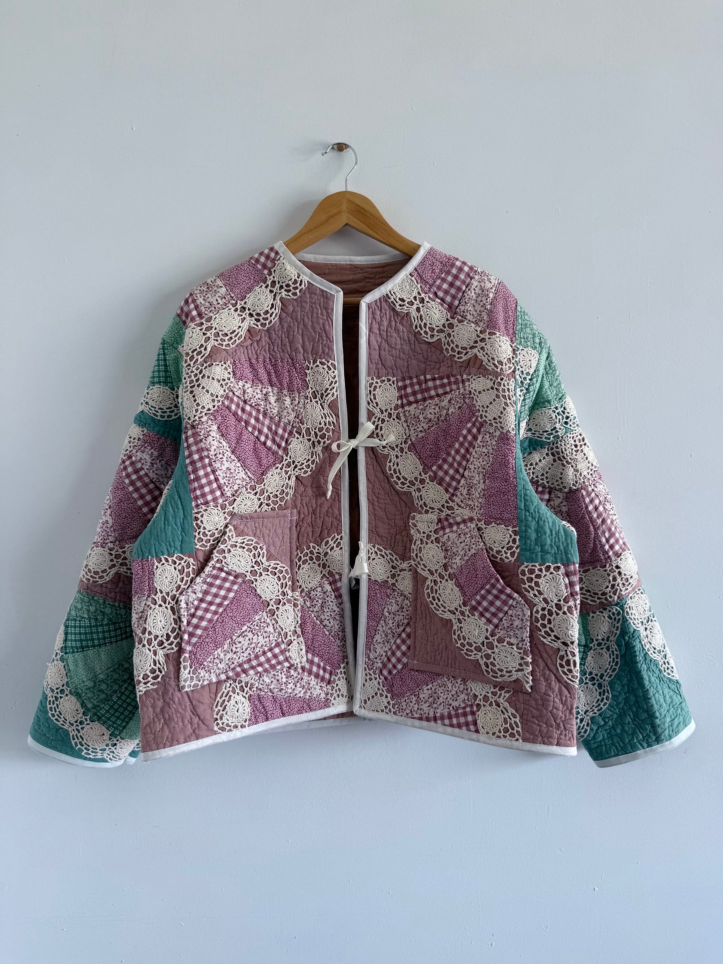 Quilt Tie Jacket - L