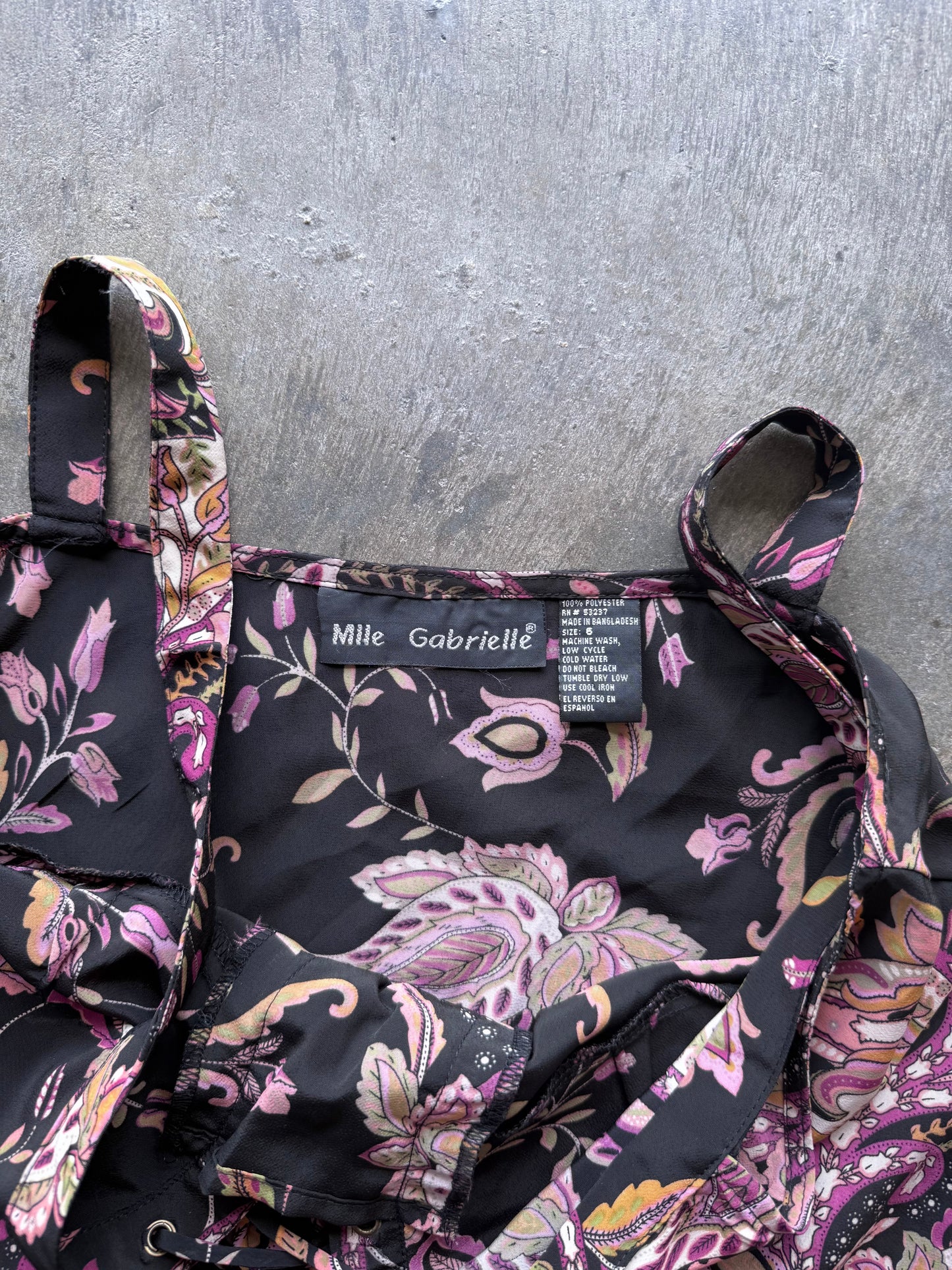 Paisley Dress - S