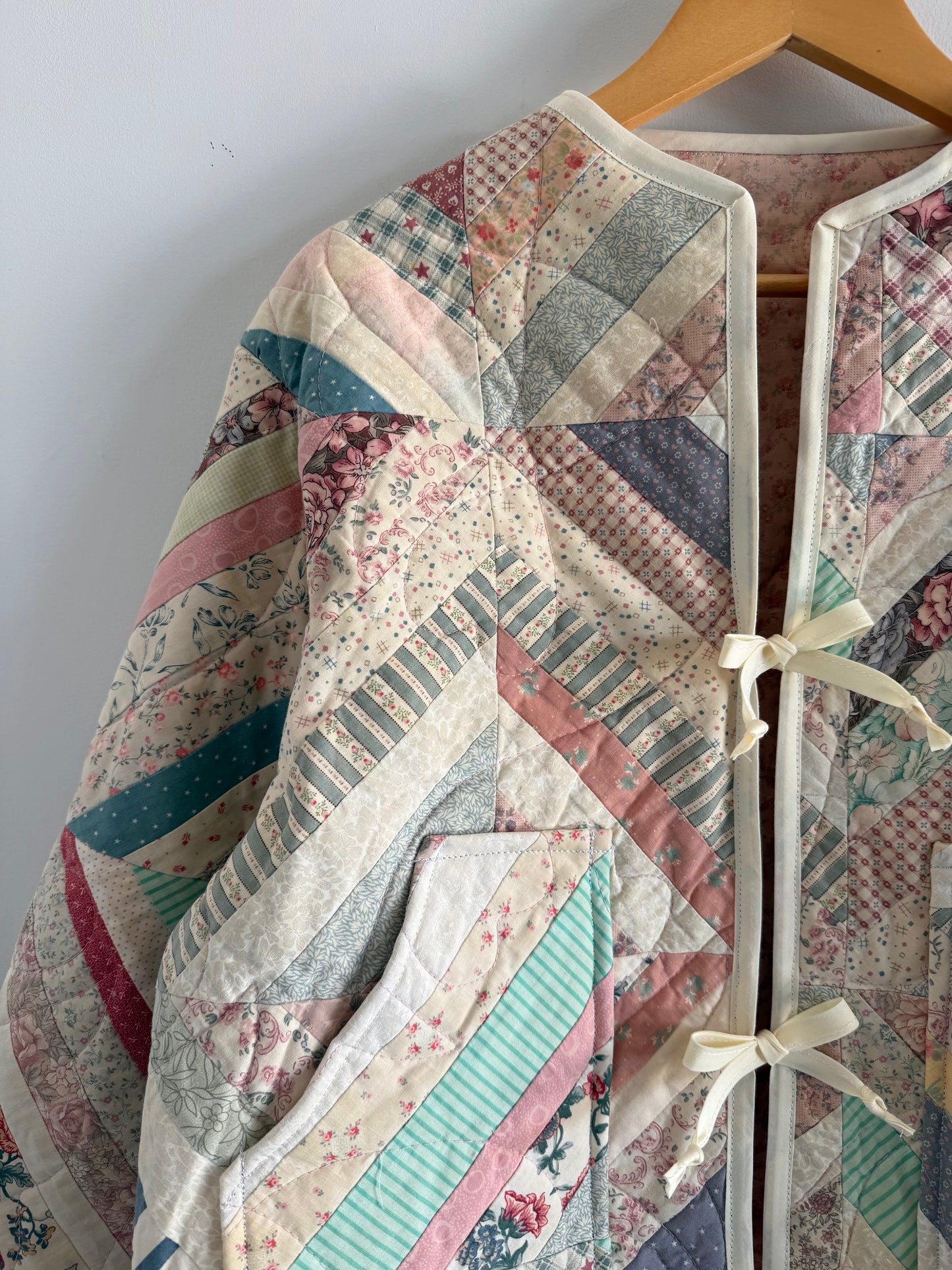 Quilt Tie Jacket - S