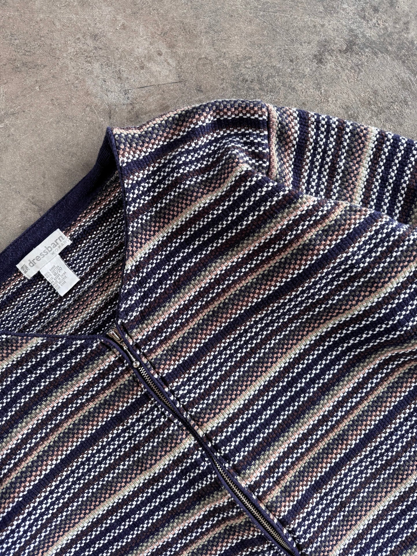 Zip Up Cardigan - 2XL