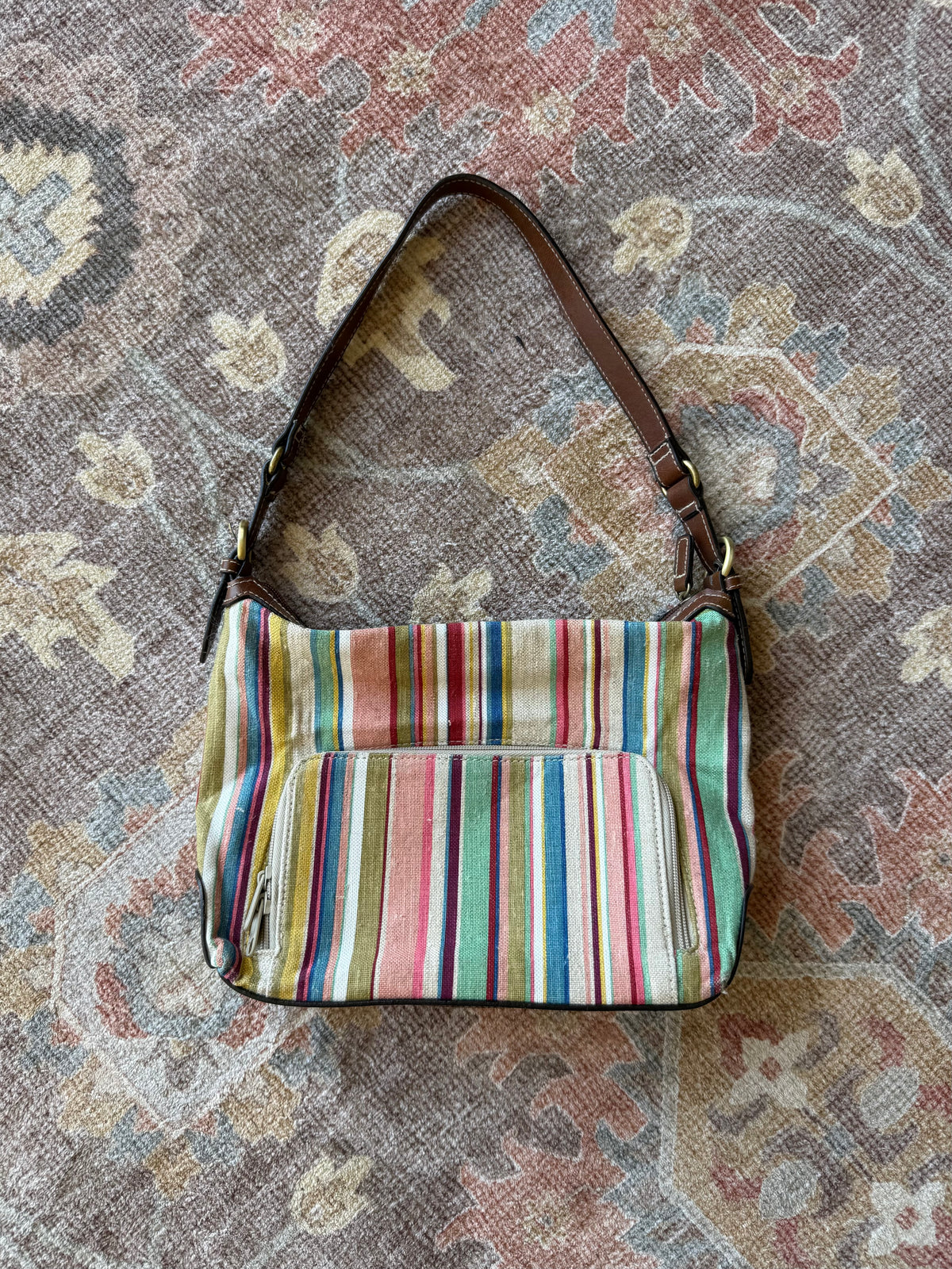 Striped Purse