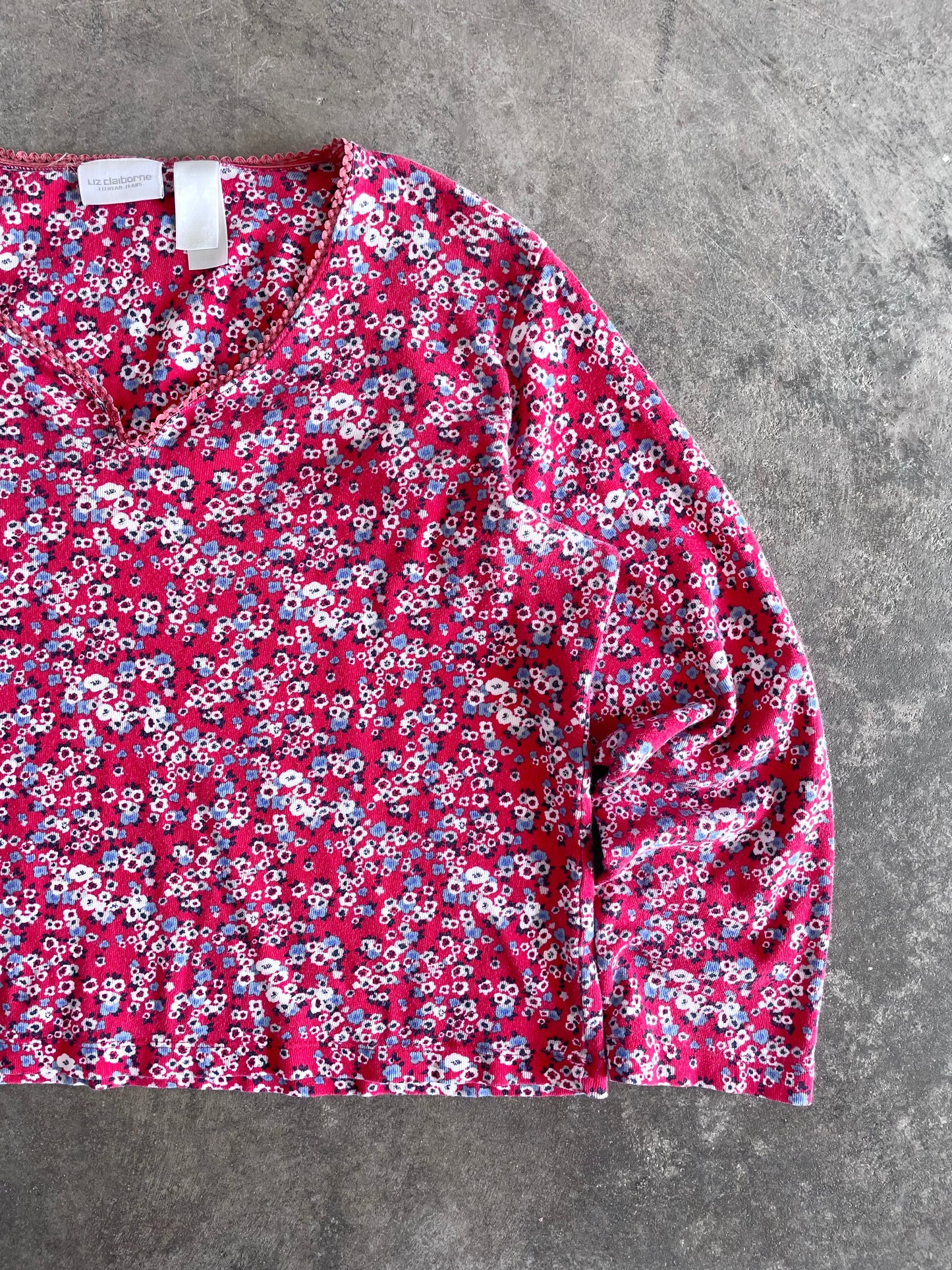 Floral Longsleeve - L