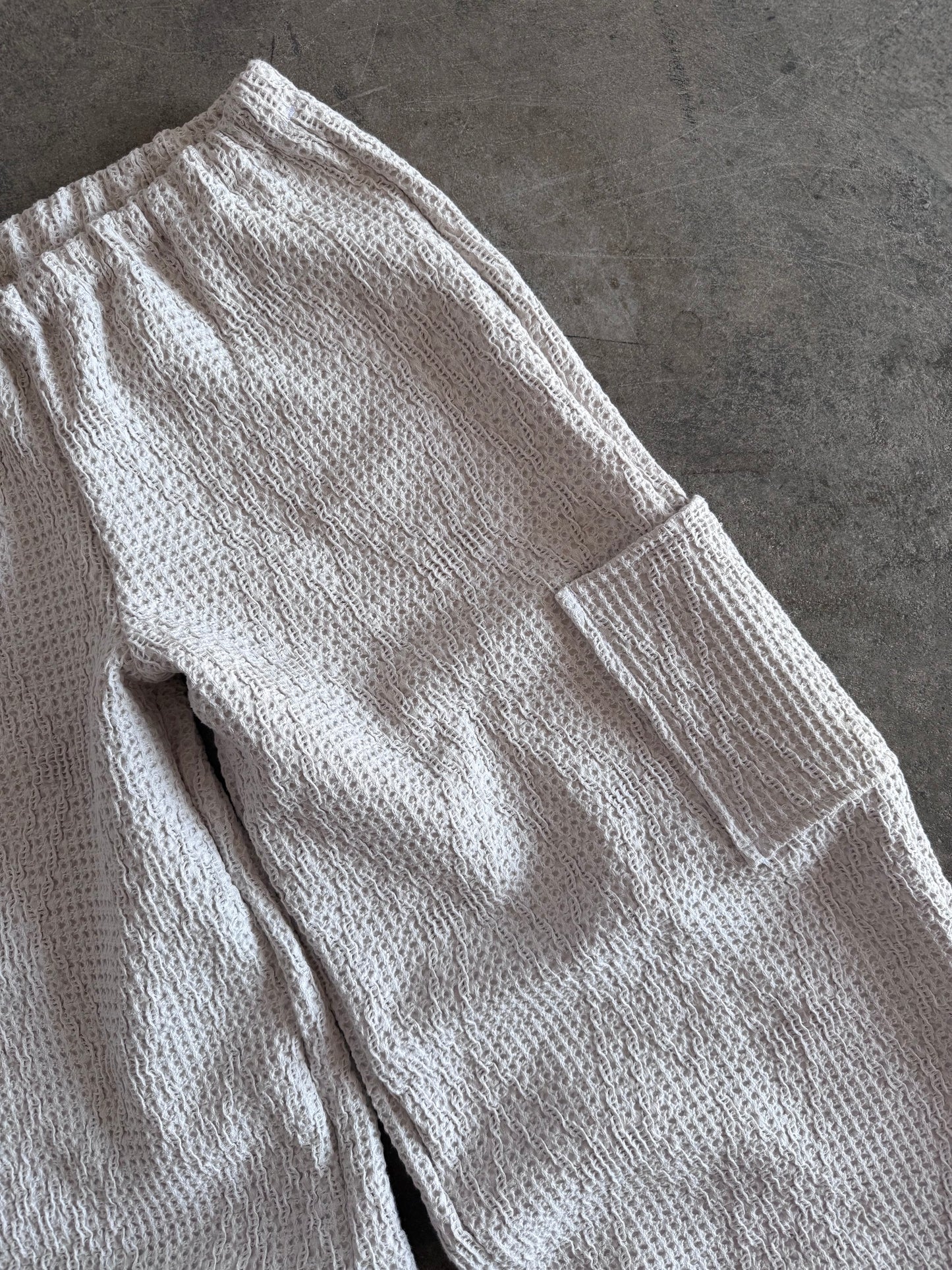 Wide Leg Frilly Pants - M/L