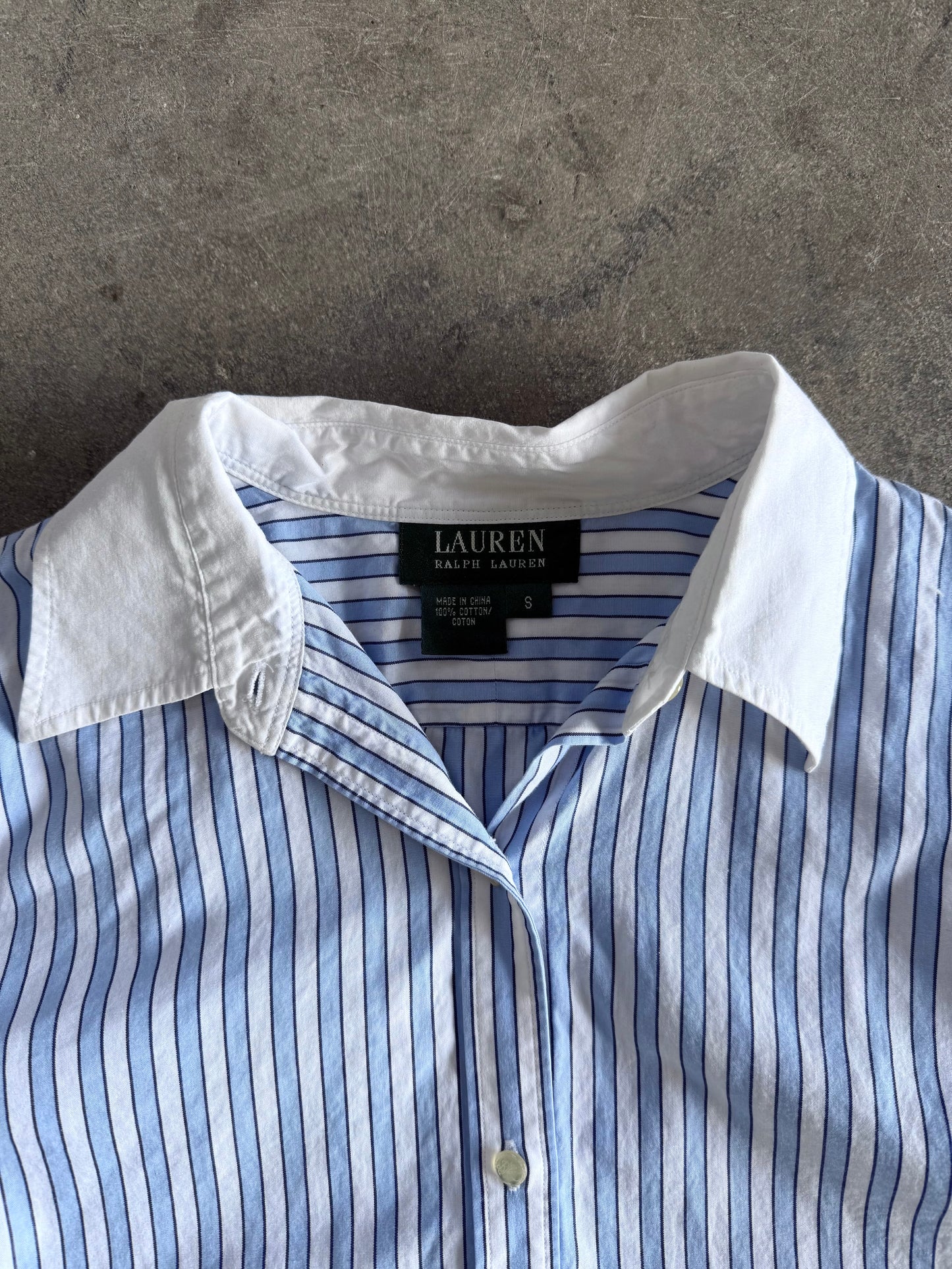Striped Button Down - S