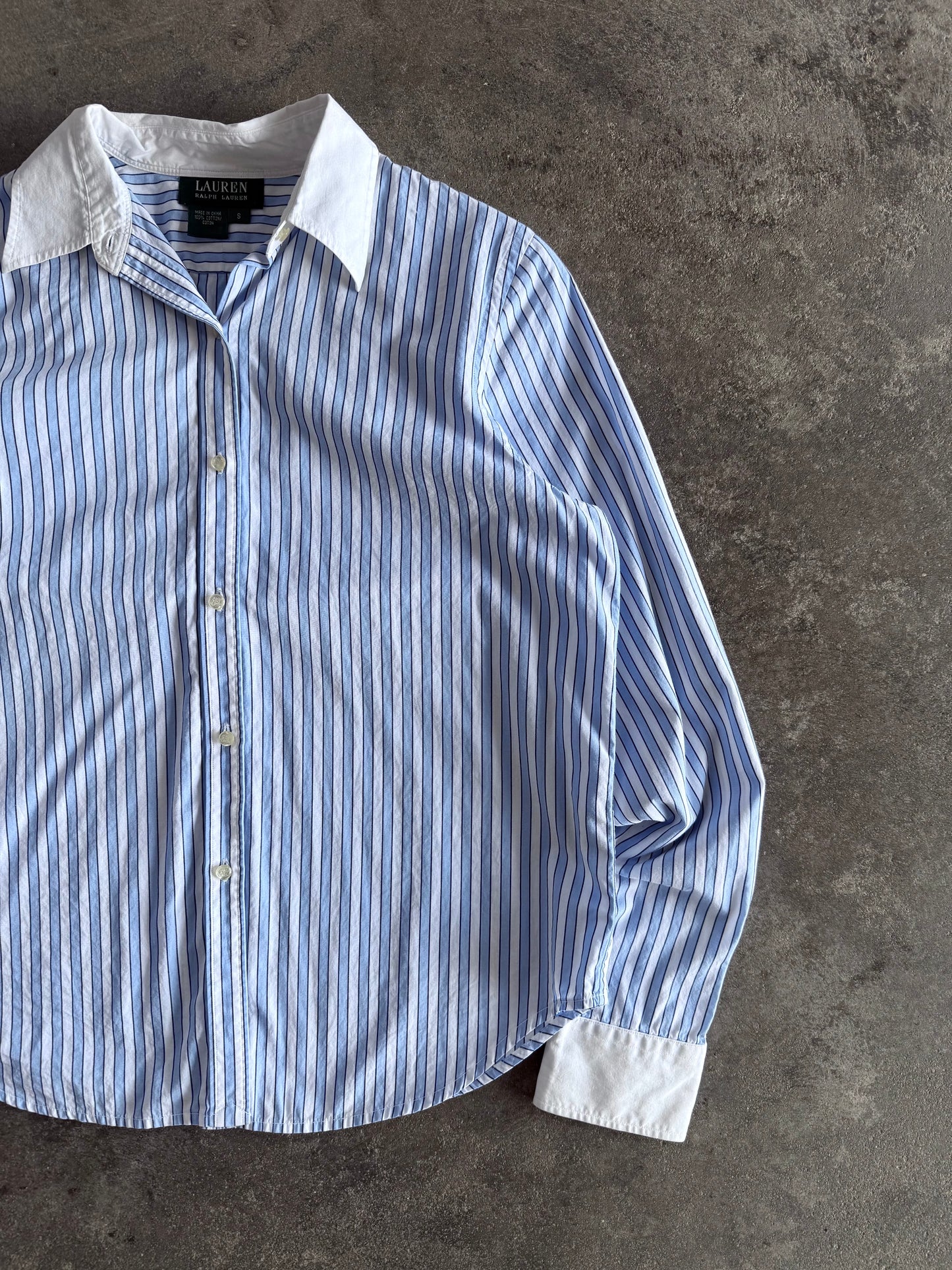 Striped Button Down - S
