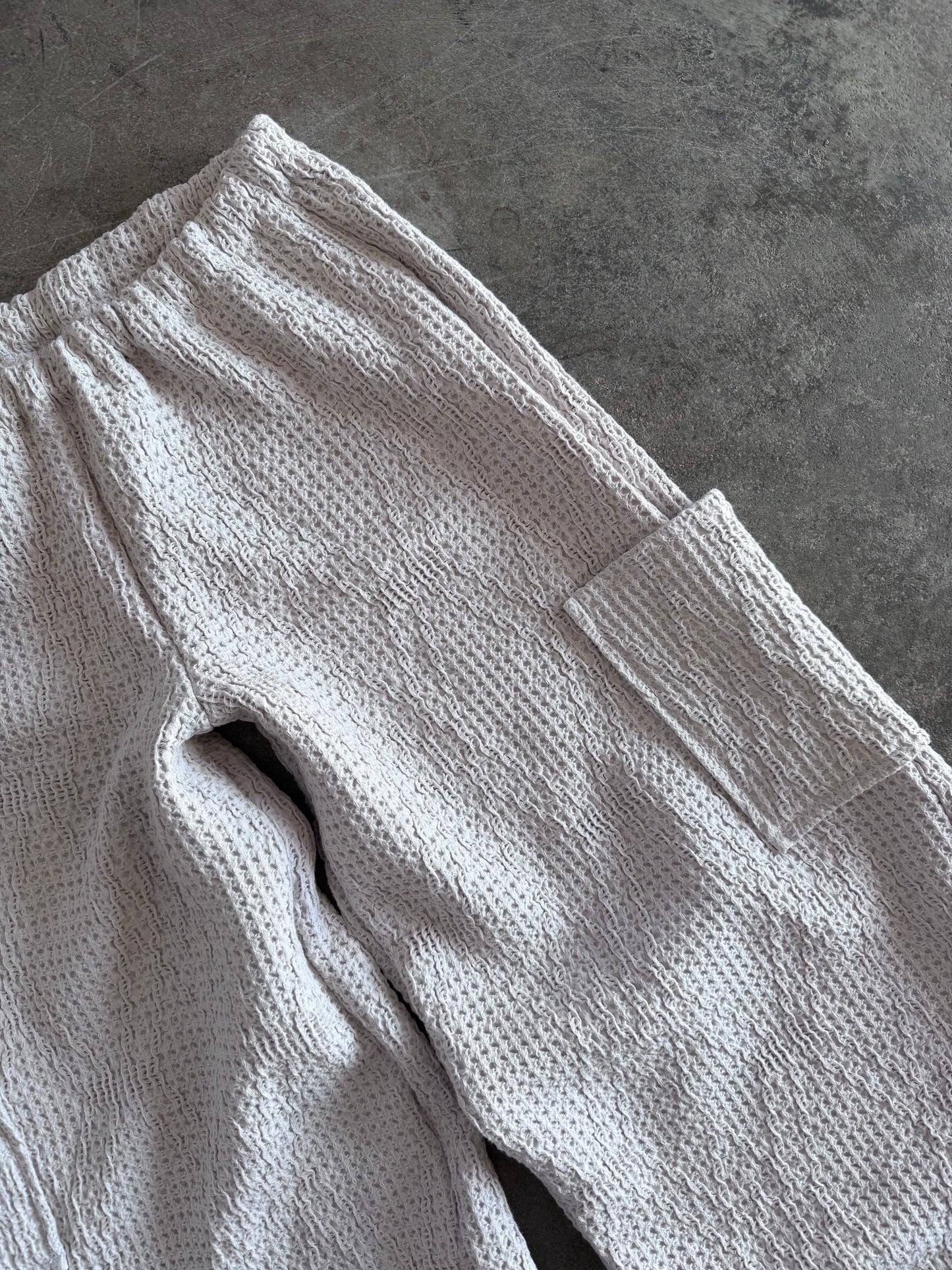 Wide Leg Frilly Pants - S/M