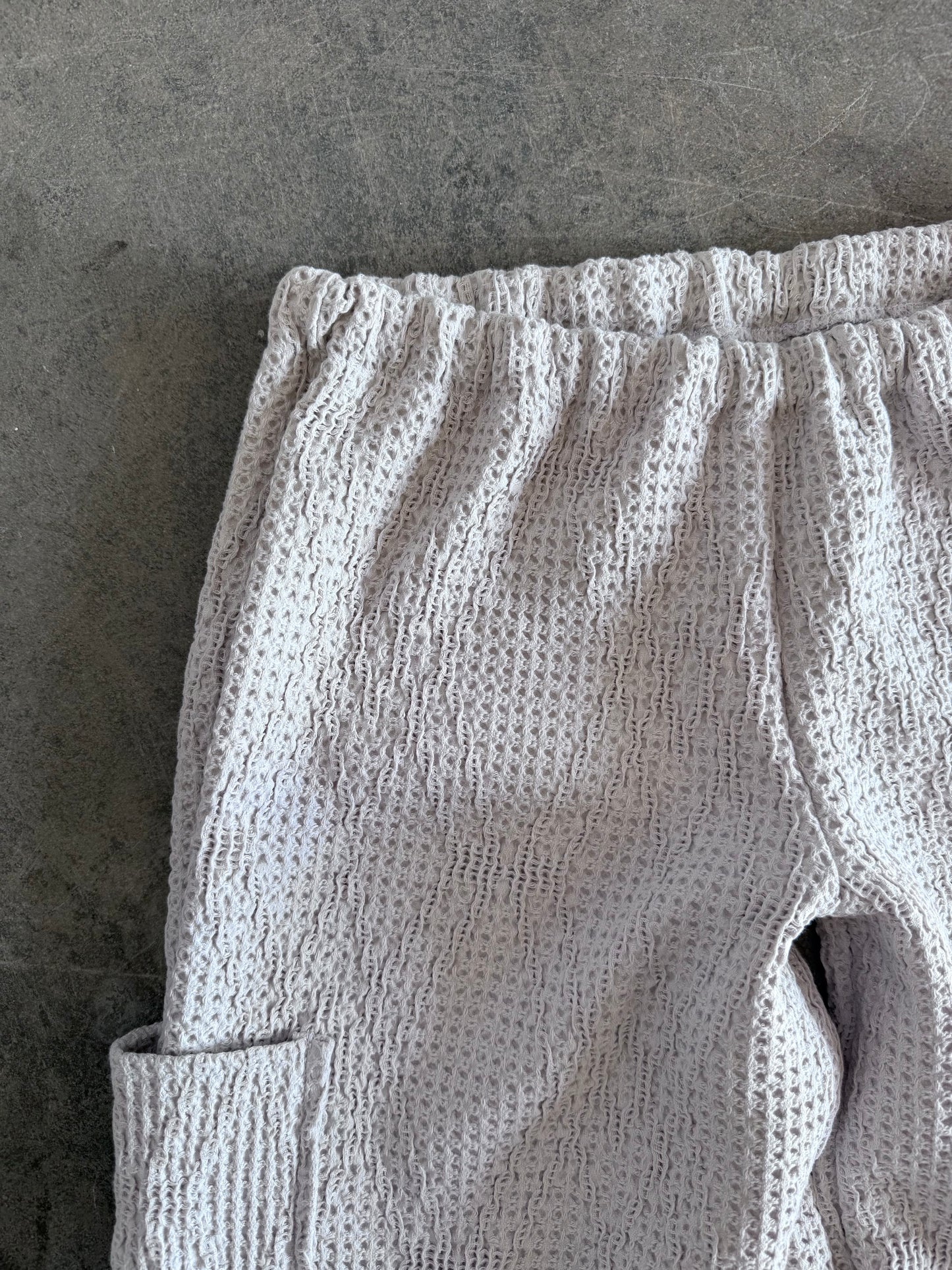 Wide Leg Frilly Pants - S/M