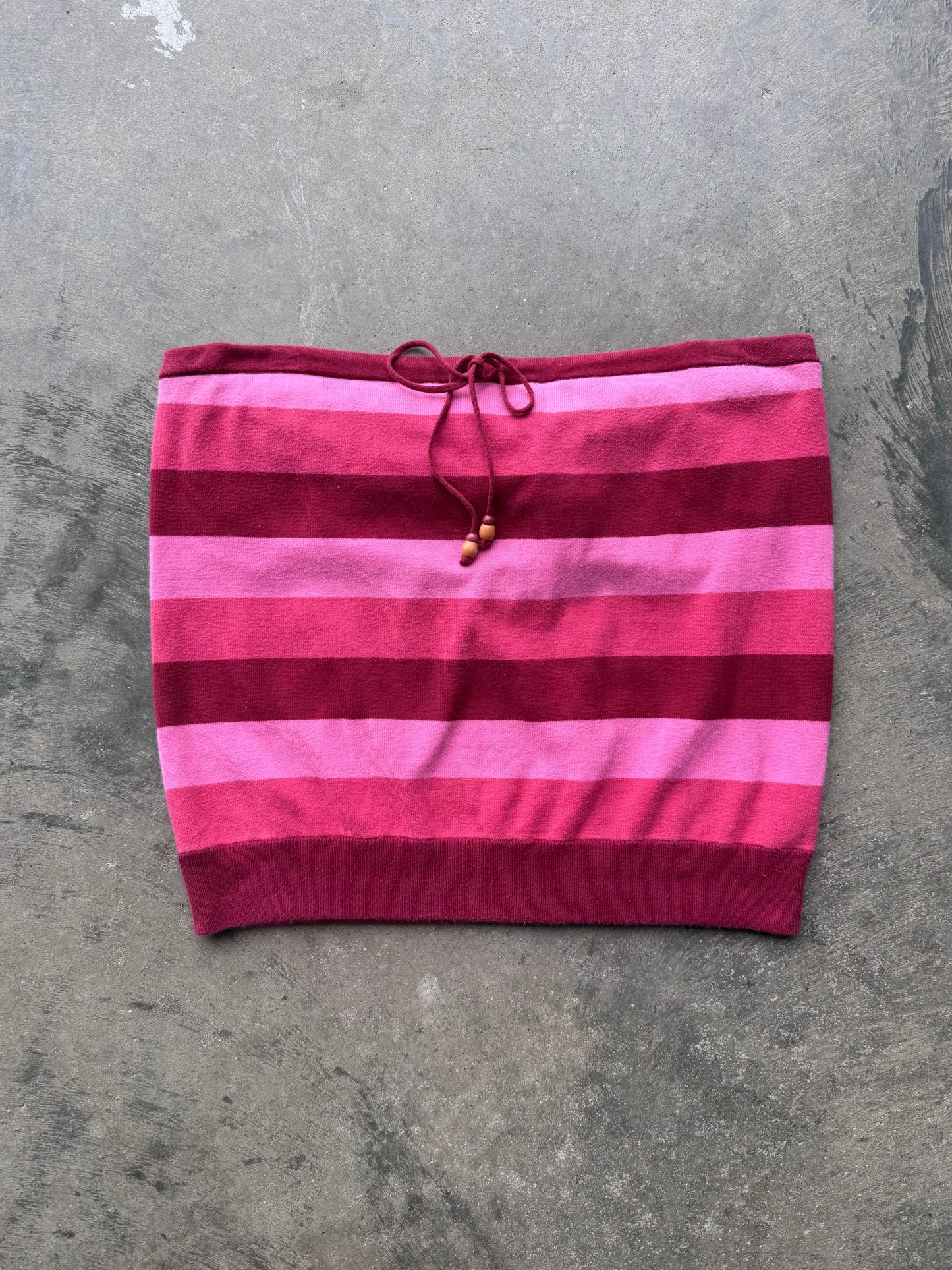 Striped Tube Top - L