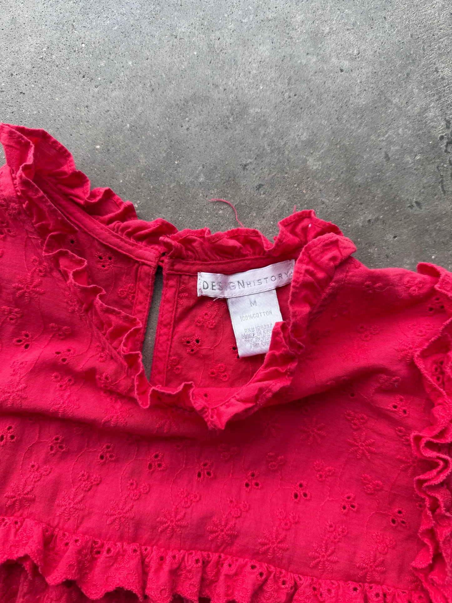Eyelet Top - M