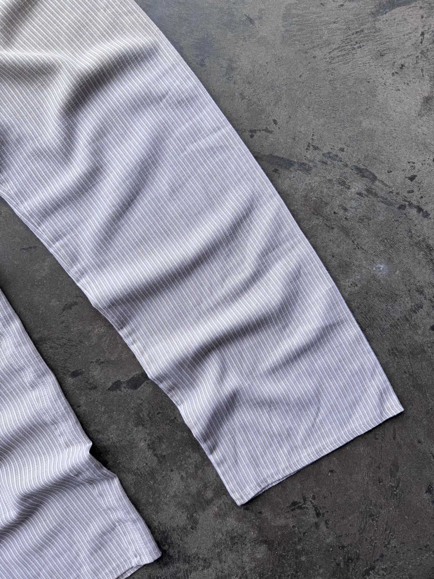 Striped Flowy Pants - XS