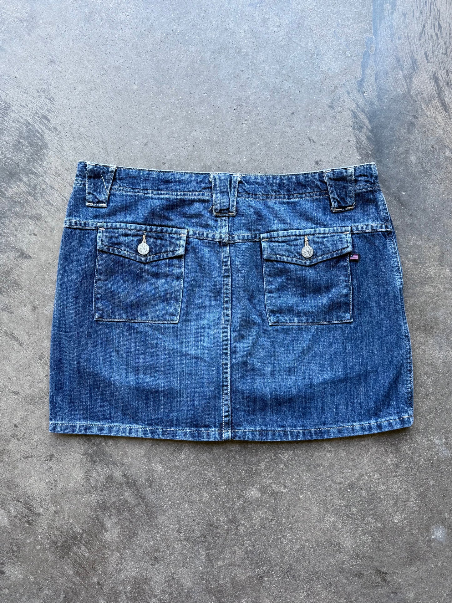 Denim Mini Skirt - 33”