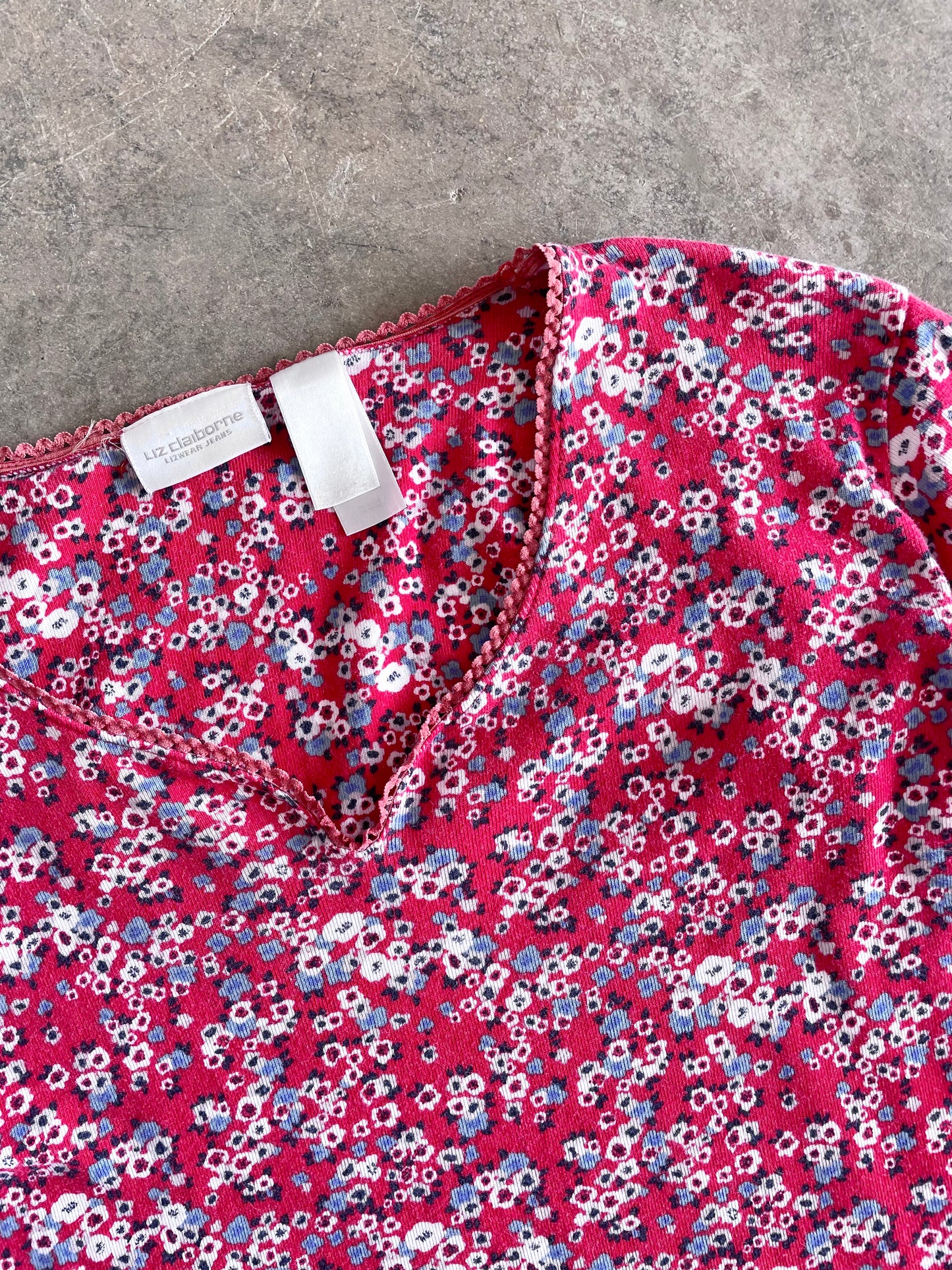 Floral Longsleeve - L