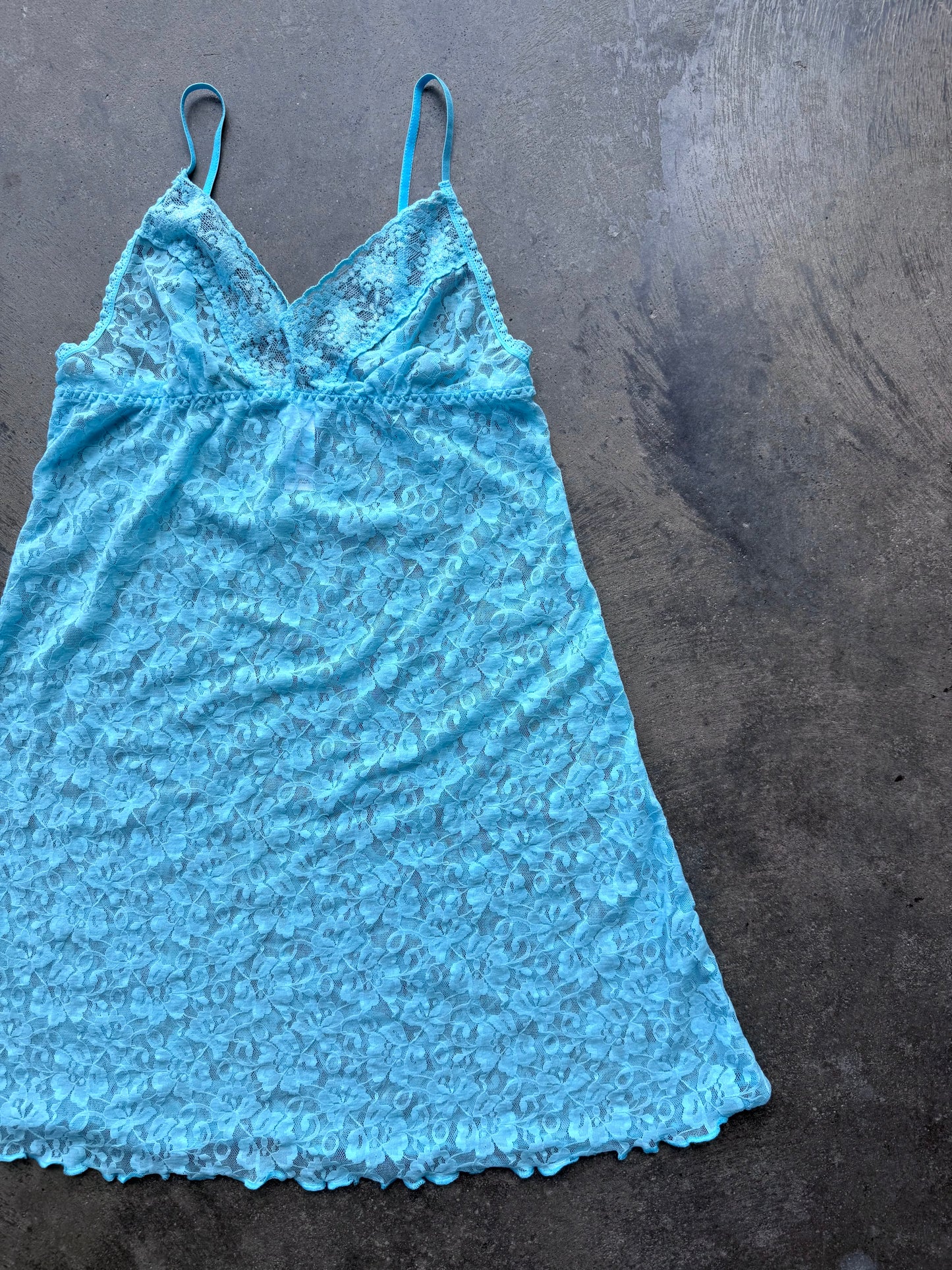 Lace Slip Dress - M