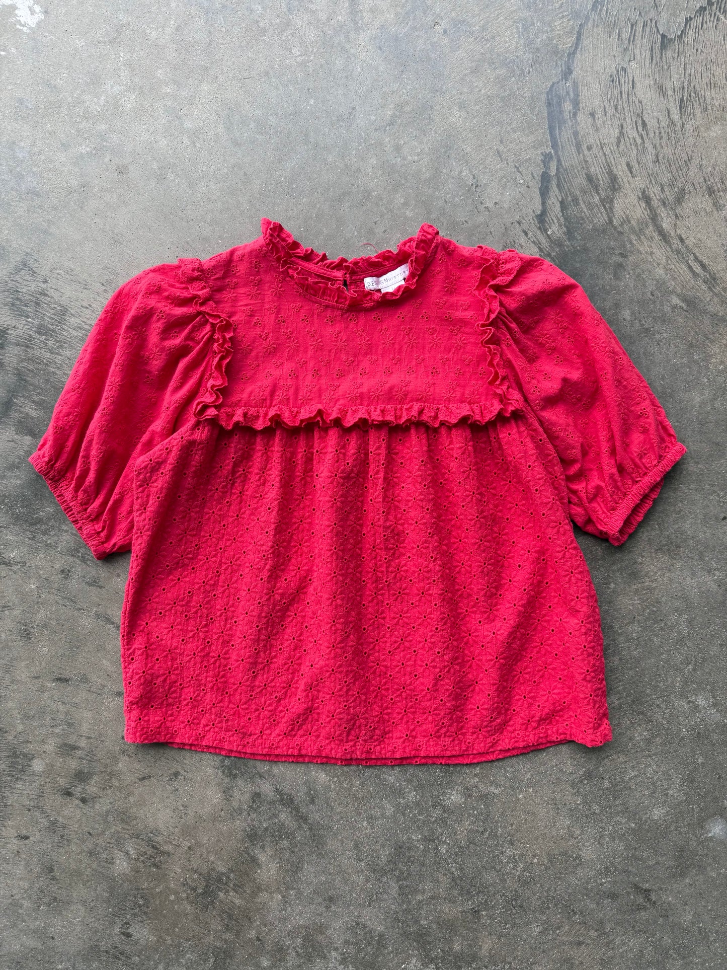 Eyelet Top - M