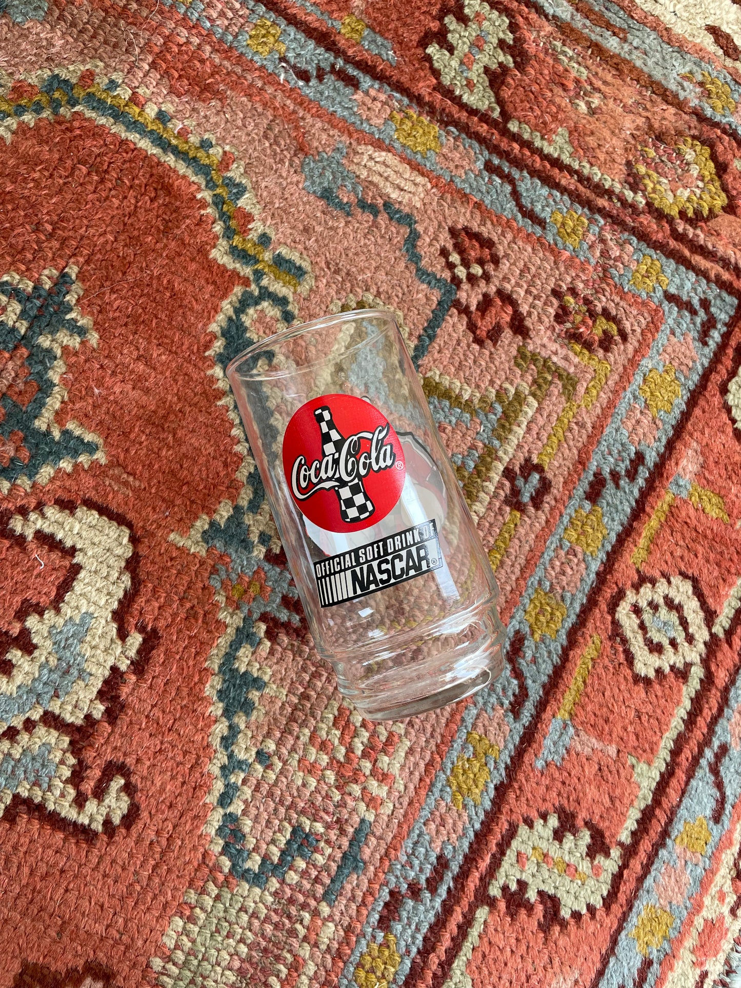 Coca-Cola Nascar Glass