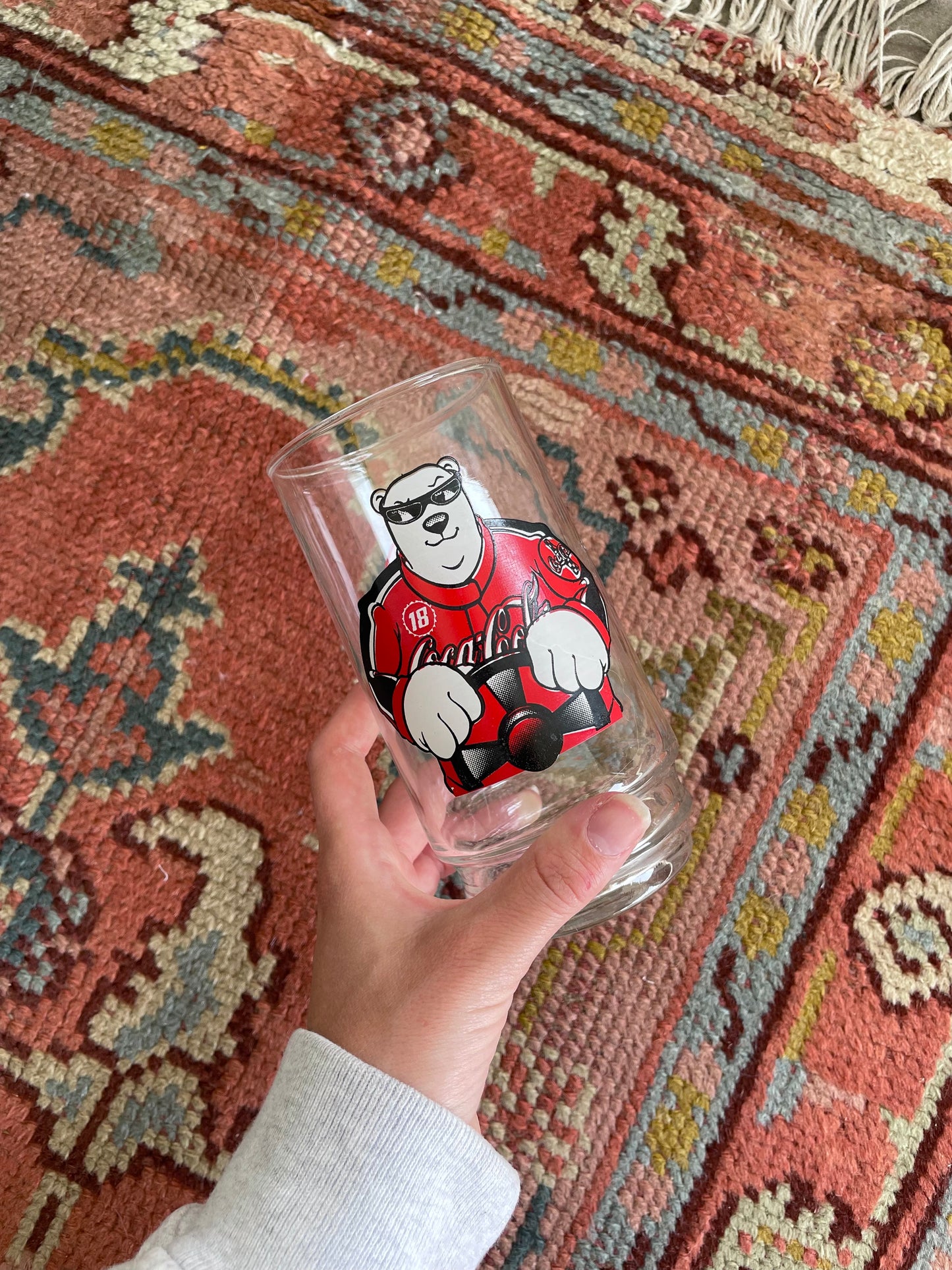 Coca-Cola Nascar Glass