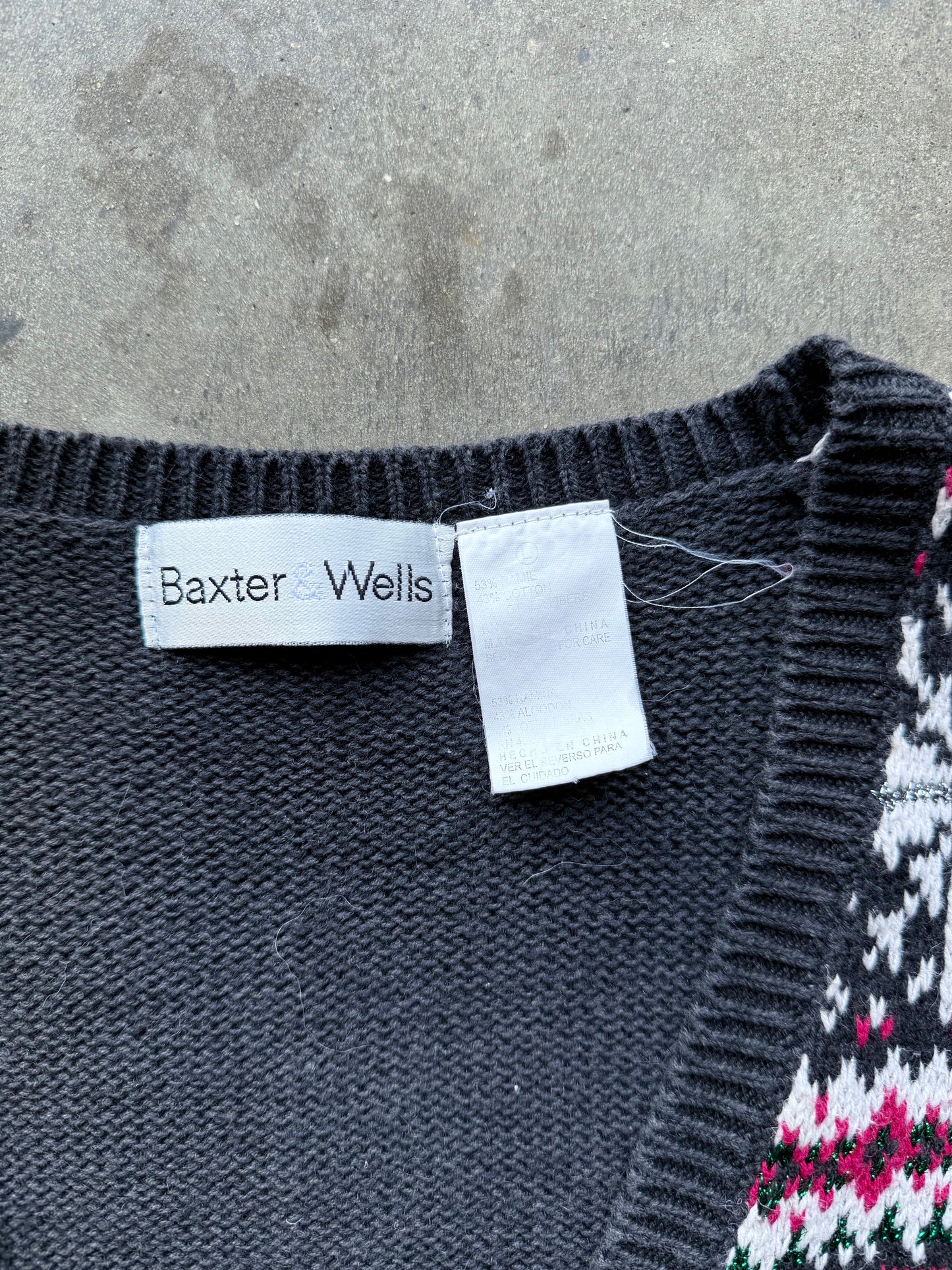 Christmas Sweater Vest - L