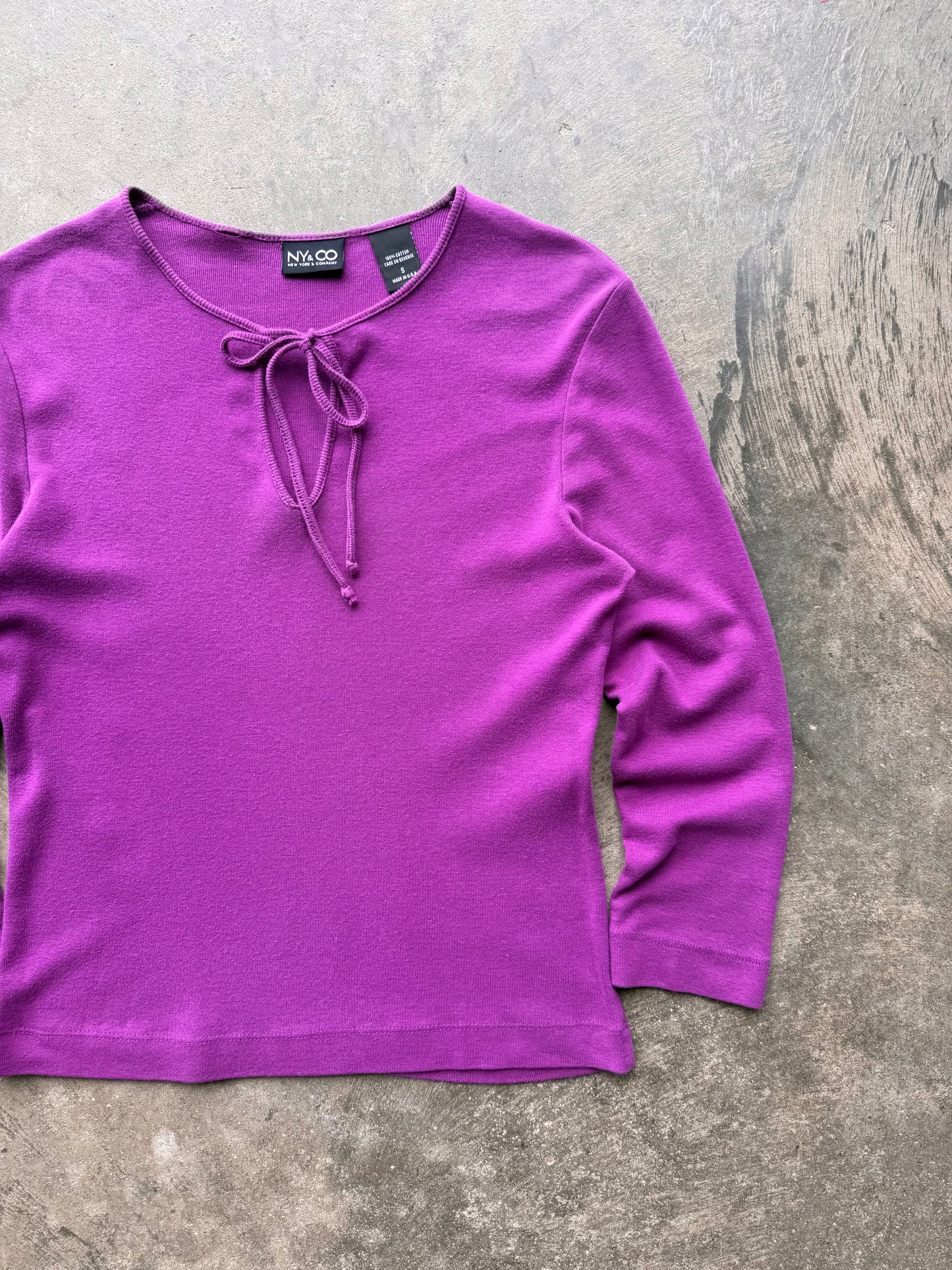 Keyhole Tie Top - S