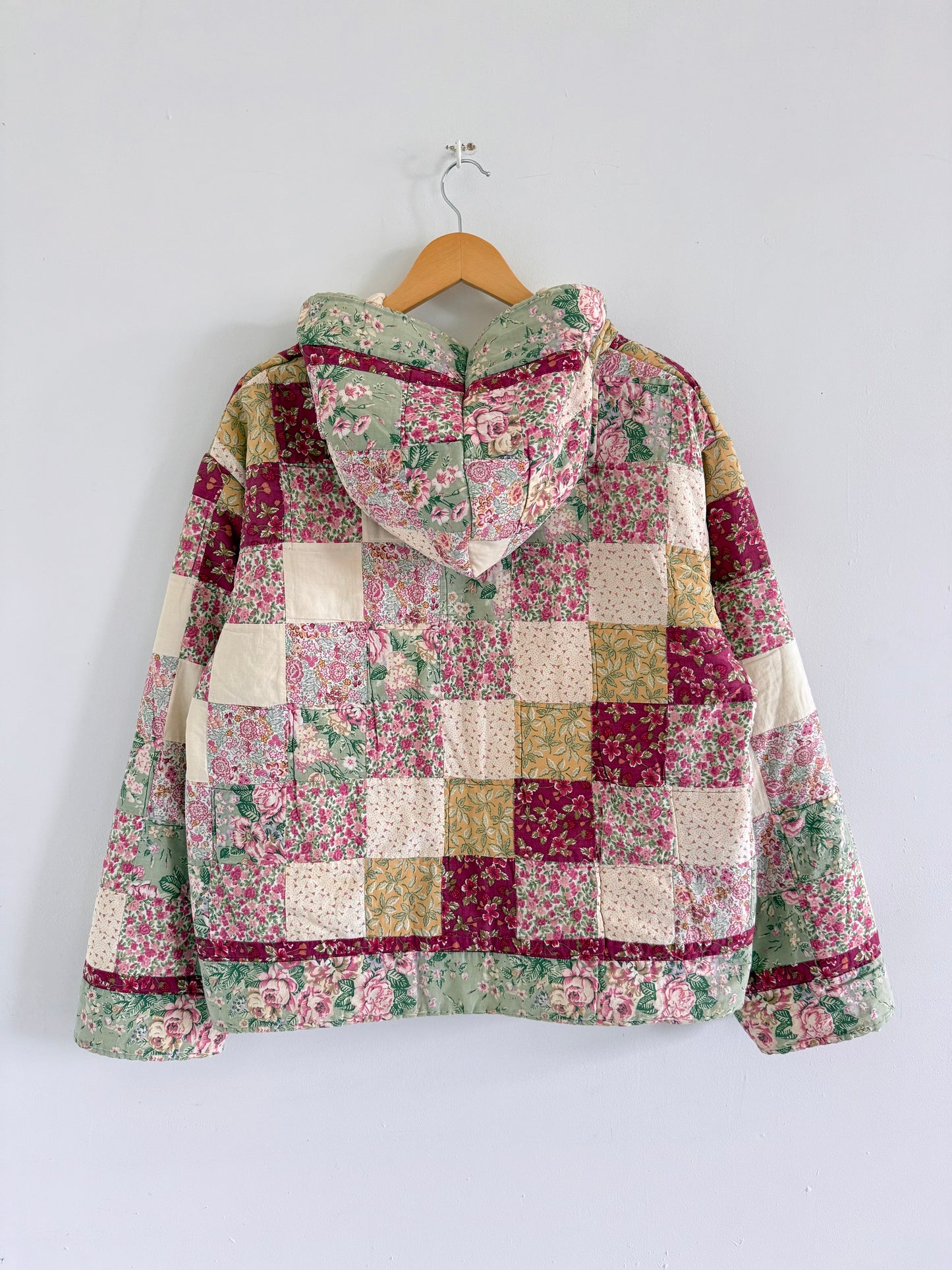Quilt Hooded Jacket - L