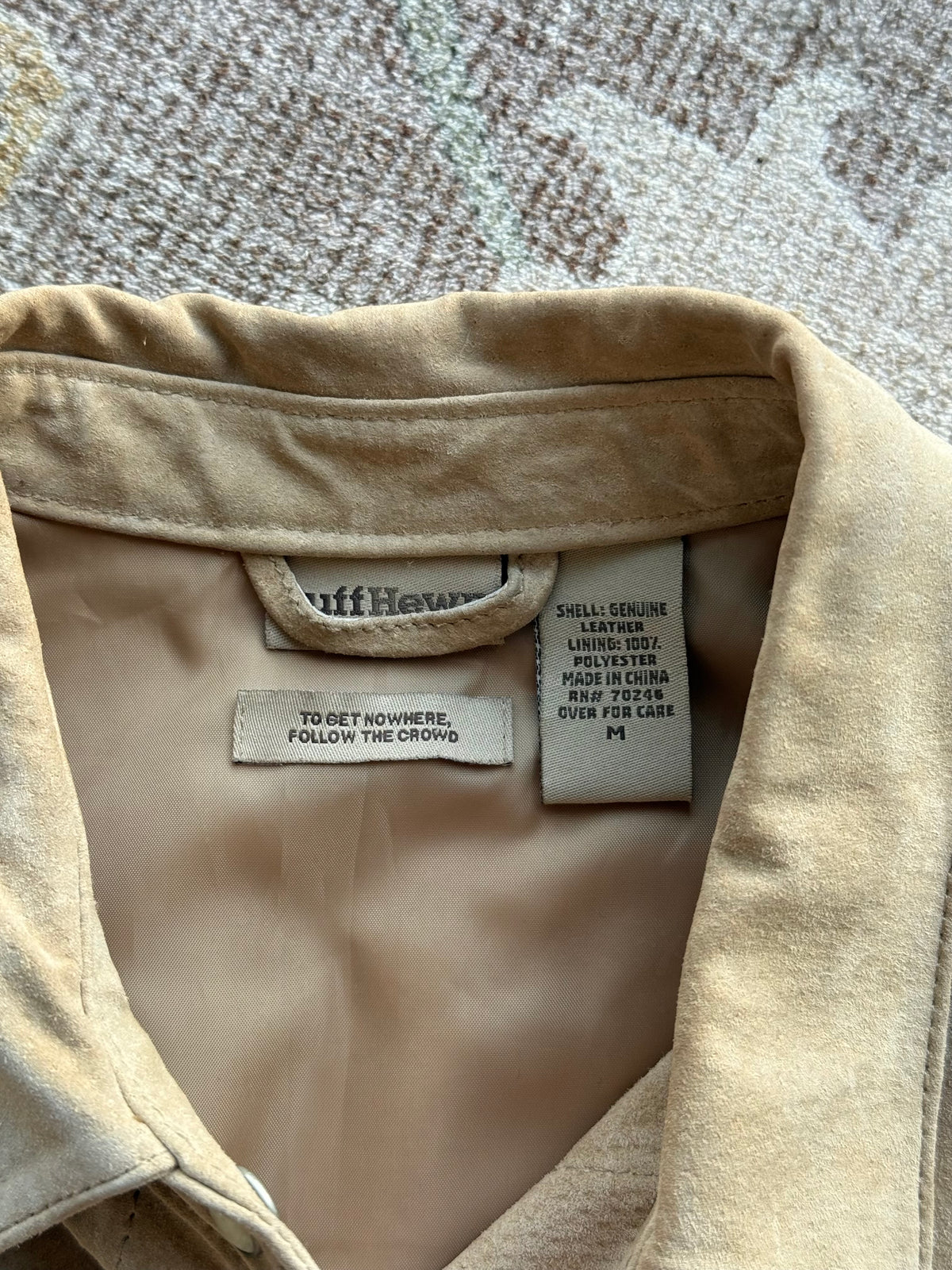 Suede Jacket - M