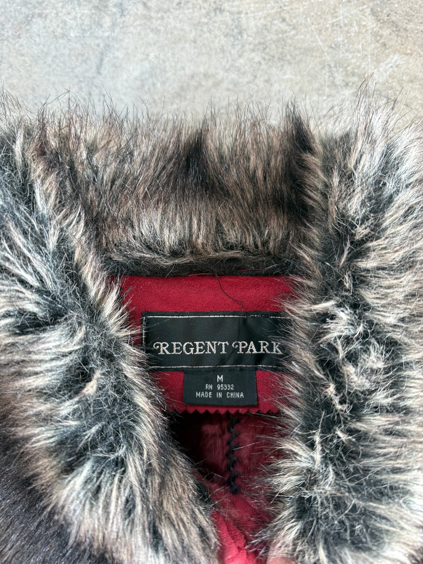 Fur Trim Jacket - M