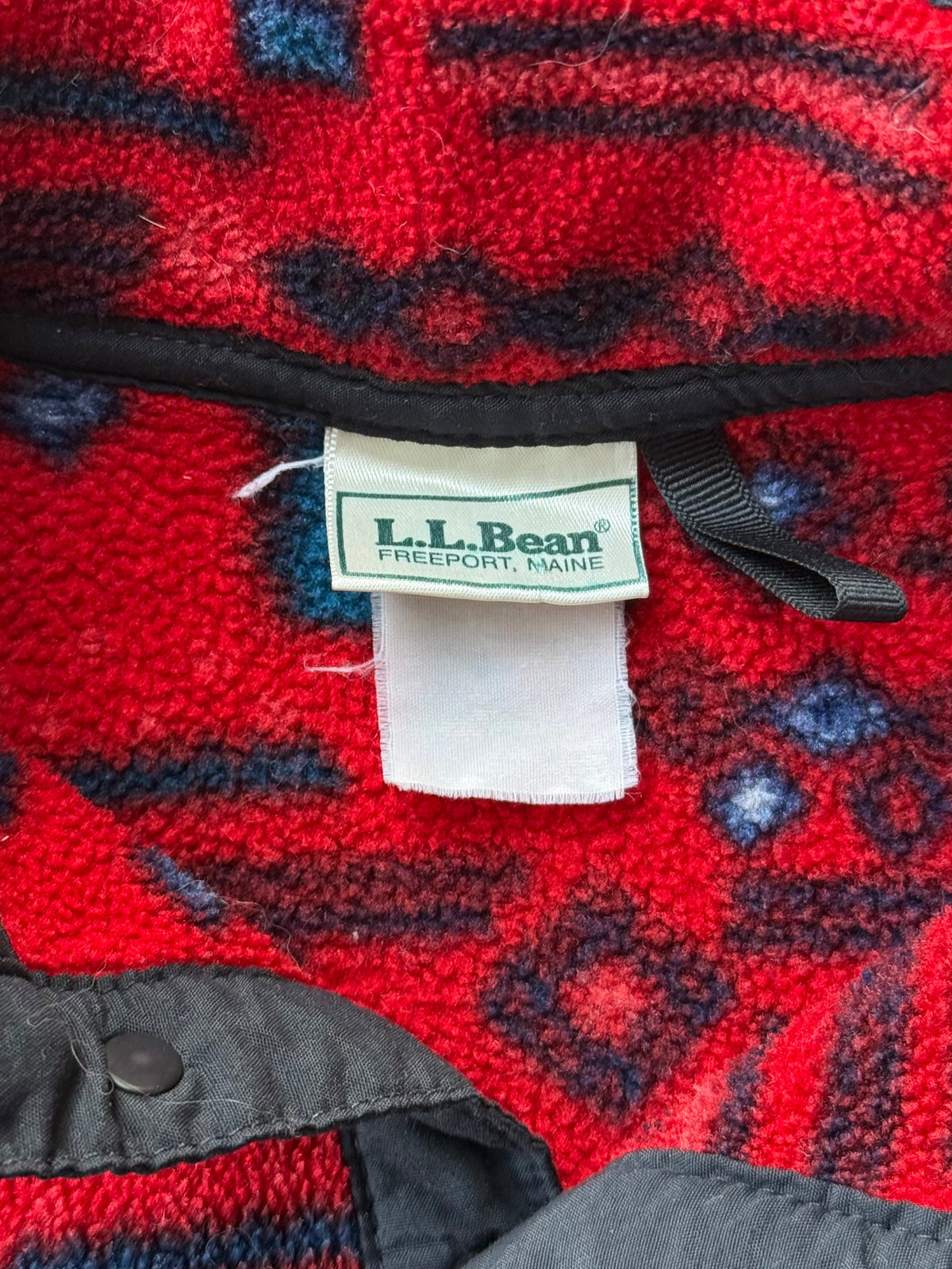 LL Bean Quarter Button - M