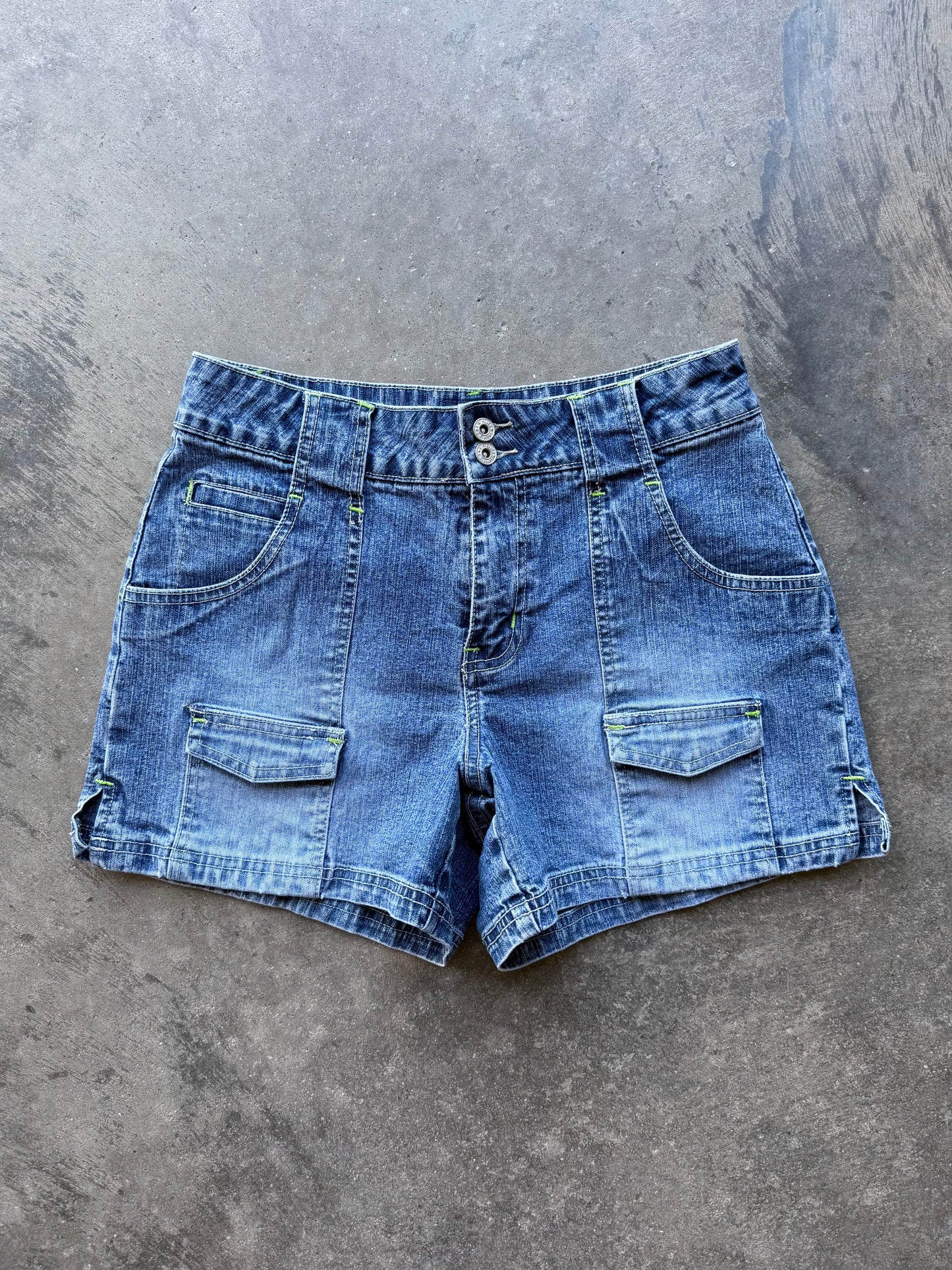 Cargo Denim Shorts - 28x4.5