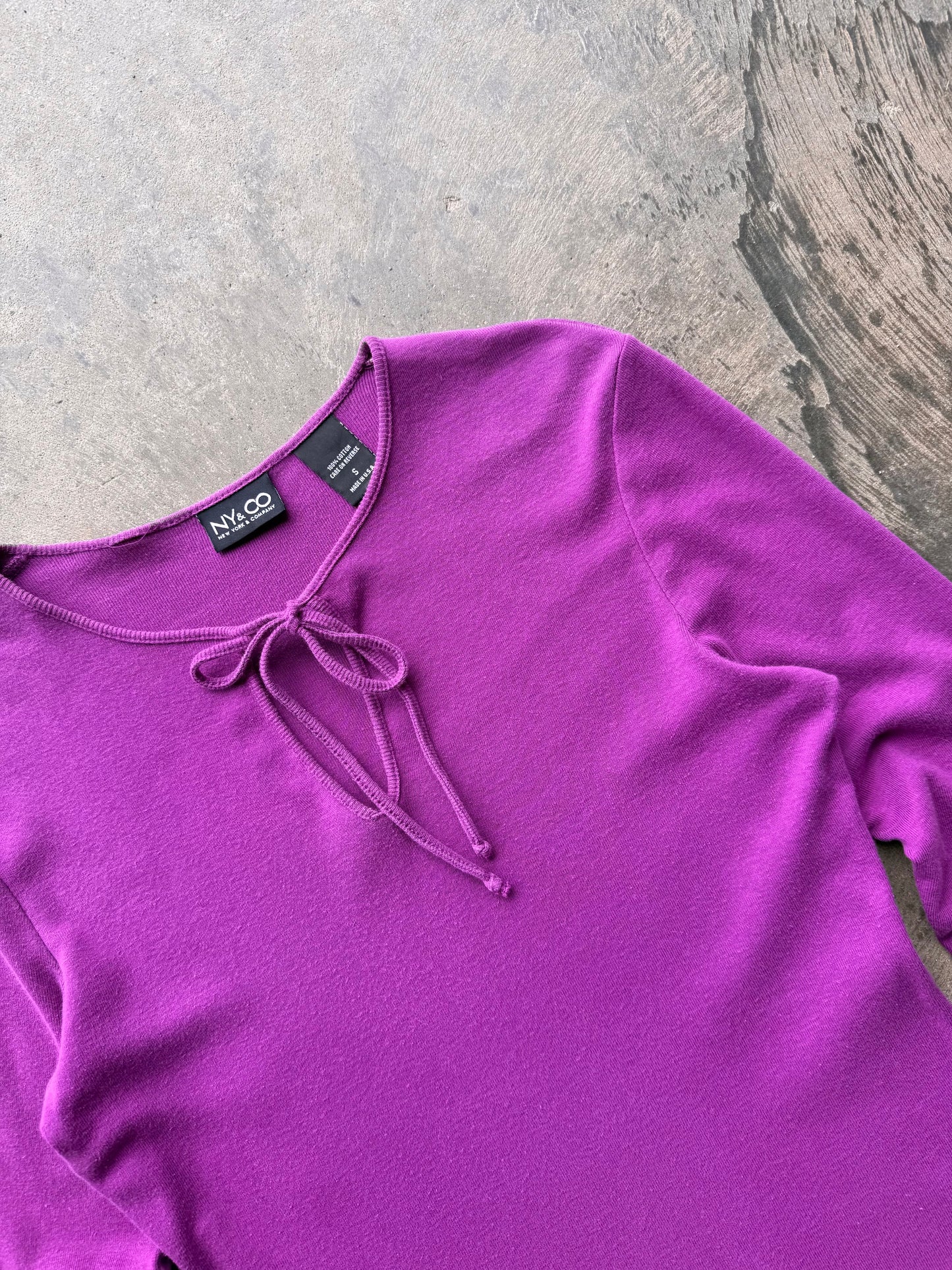 Keyhole Tie Top - S