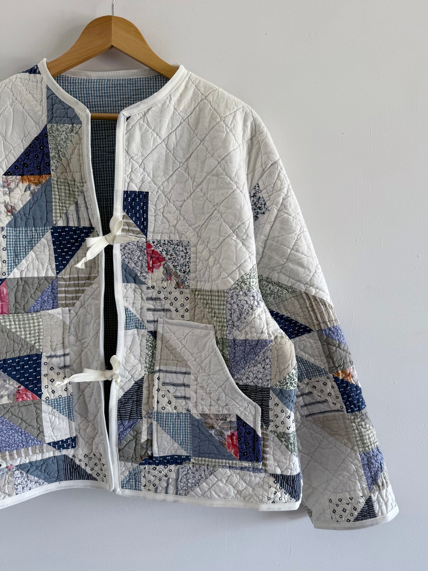 Quilt Tie Jacket - M