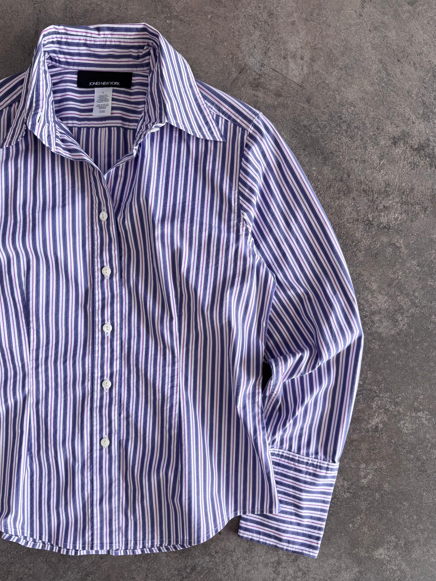 Striped Button Down - S