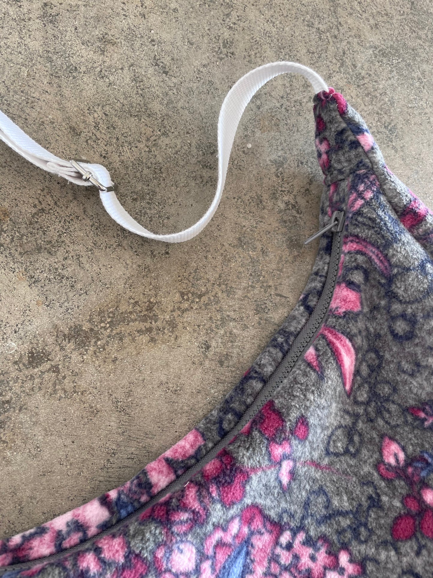 Fleece Large Sling Bag